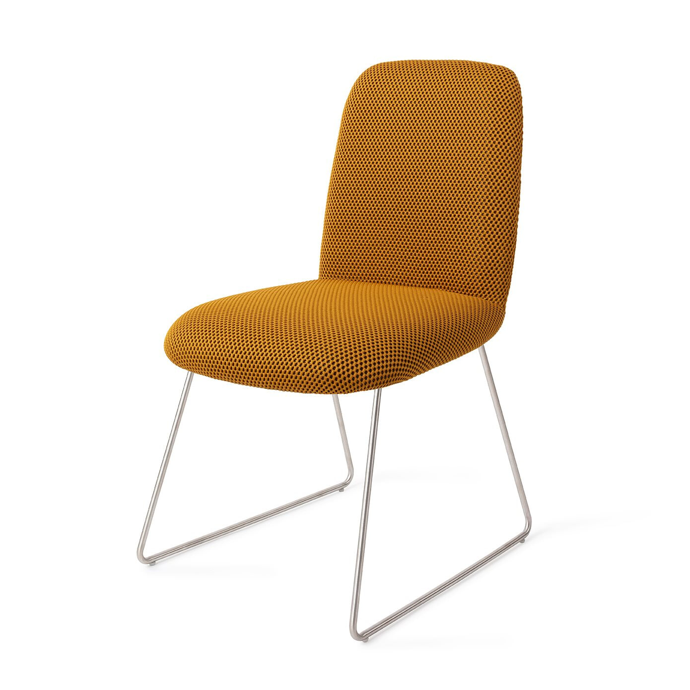 Jesper Home Eetkamerstoel 'Taiwa' Slide Steel, kleur Groovy Garam
