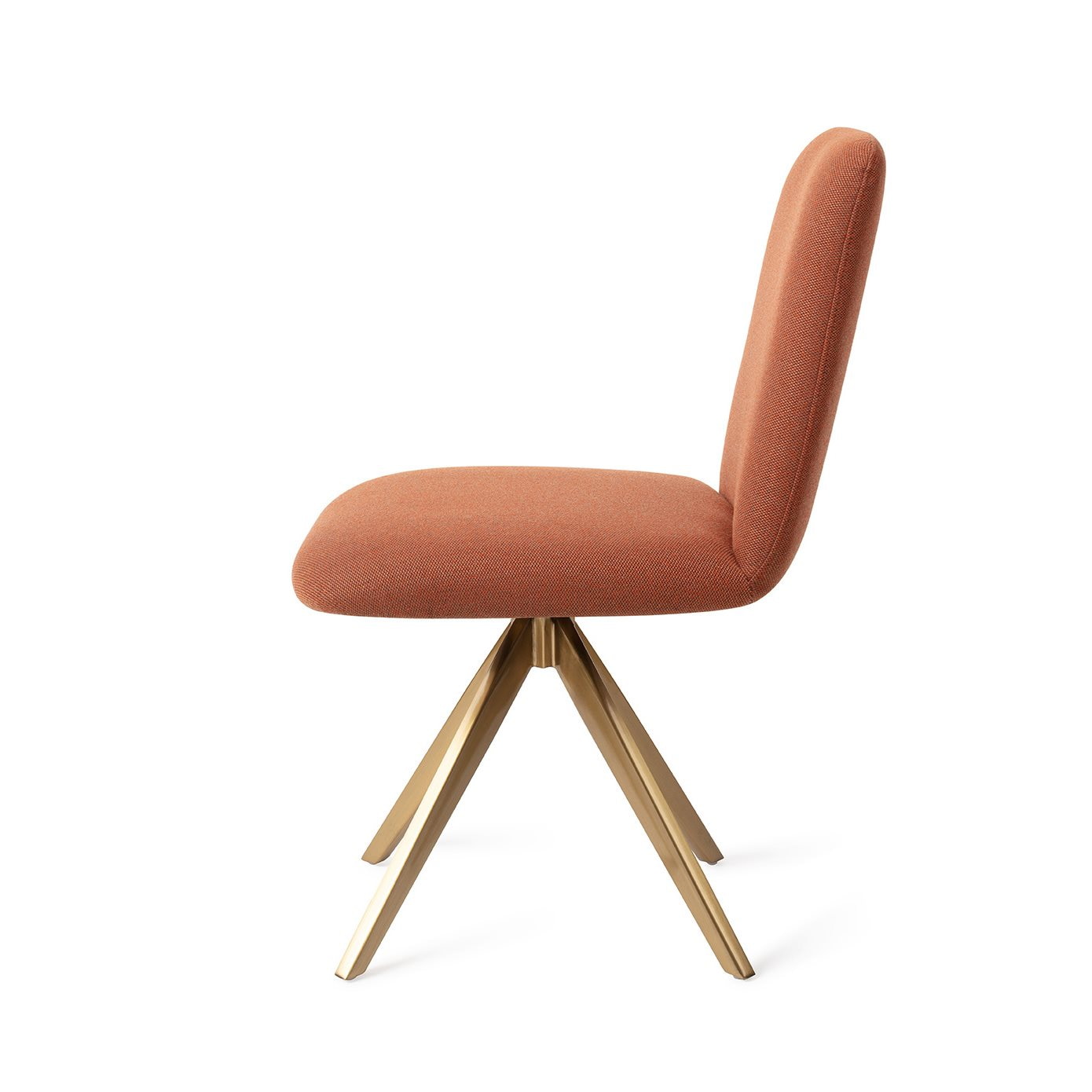 Jesper Home Eetkamerstoel 'Taiwa' Draaibaar, Turn Gold, kleur Hearth Harmony