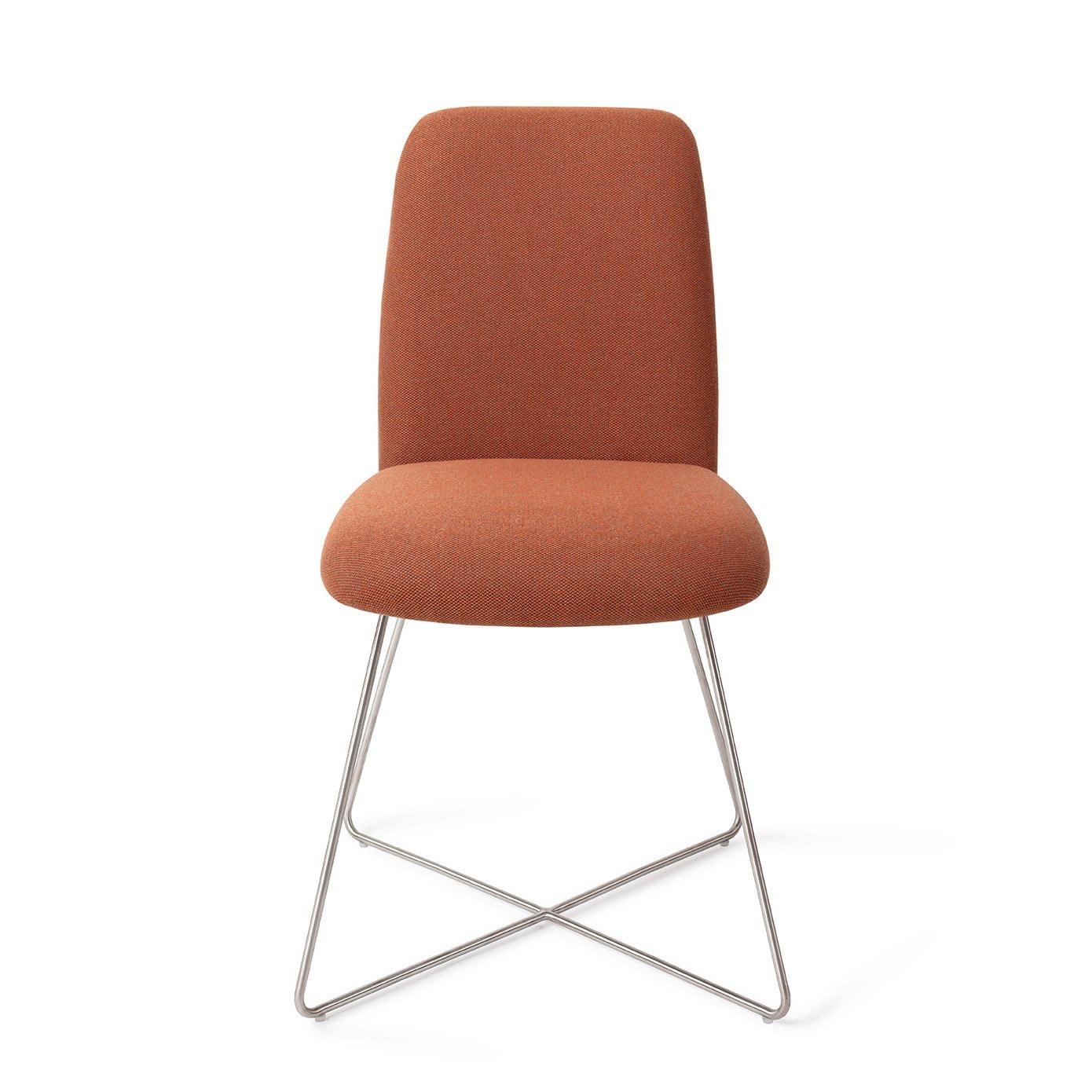 Jesper Home Eetkamerstoel 'Taiwa' Cross Steel, kleur Hearth Harmony