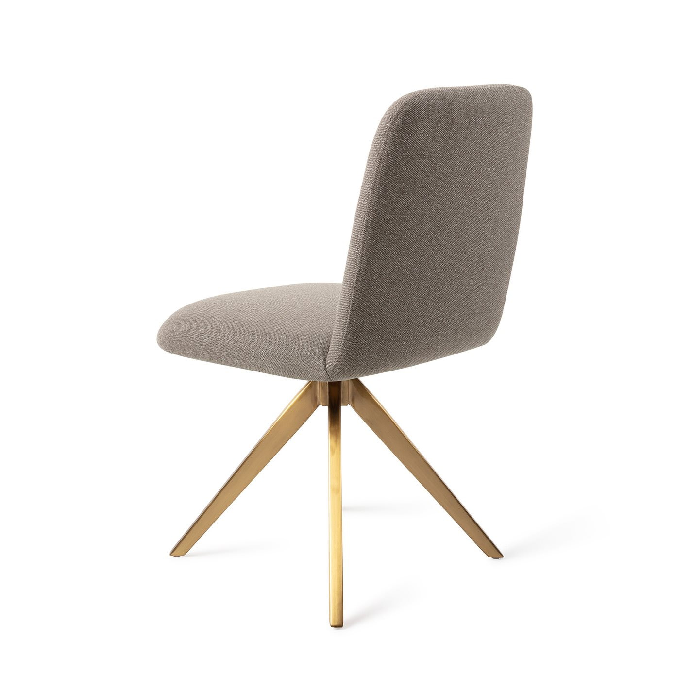 Jesper Home Eetkamerstoel 'Taiwa' Turn Gold, kleur Foggy Fusion