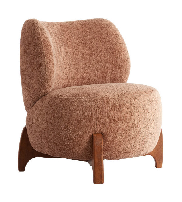 Light & Living Fauteuil Binoa Bouclé - Oud Roze