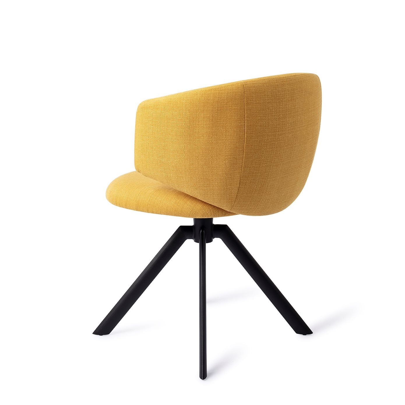 Jesper Home Draaibare Eetkamerstoel 'Misato' kleur Buttercup