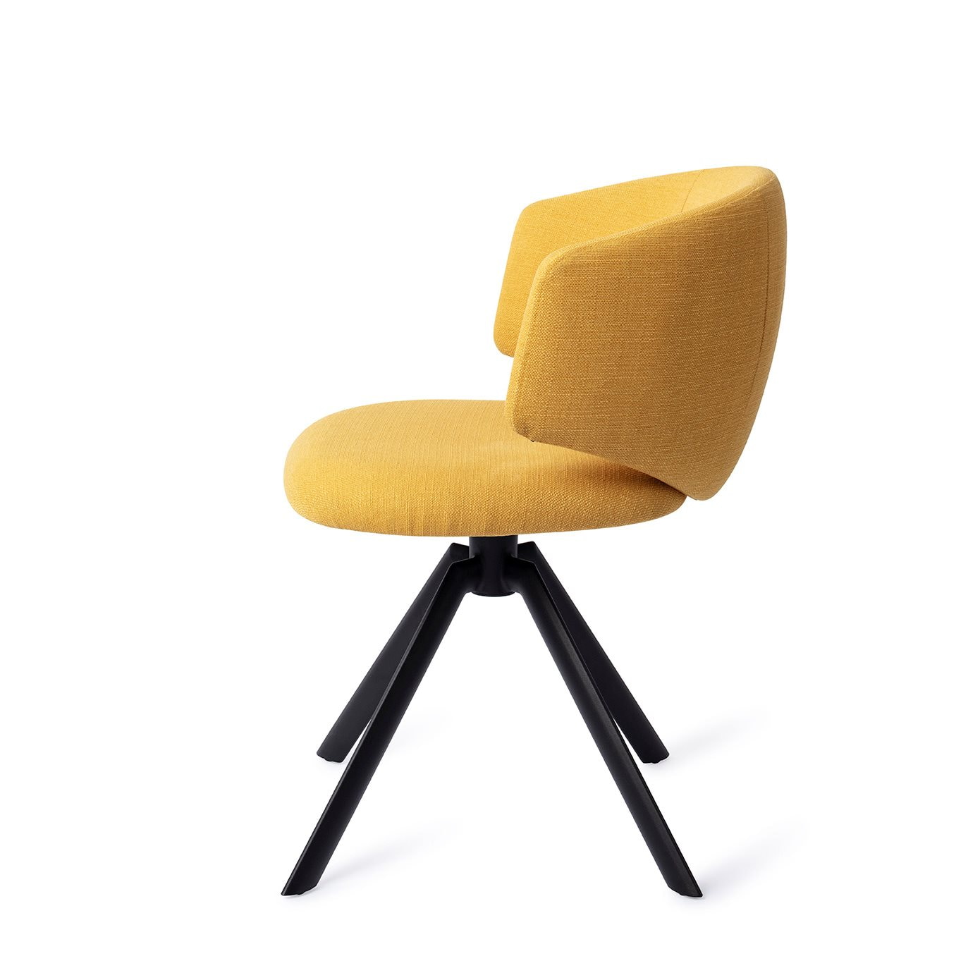 Jesper Home Draaibare Eetkamerstoel 'Misato' kleur Buttercup