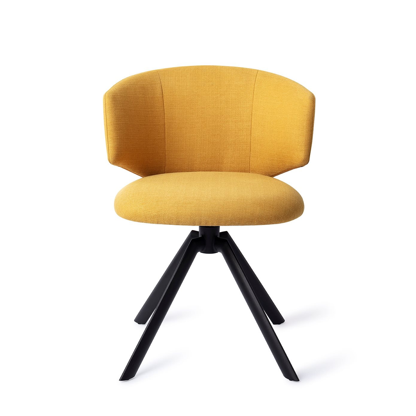 Jesper Home Draaibare Eetkamerstoel 'Misato' kleur Buttercup
