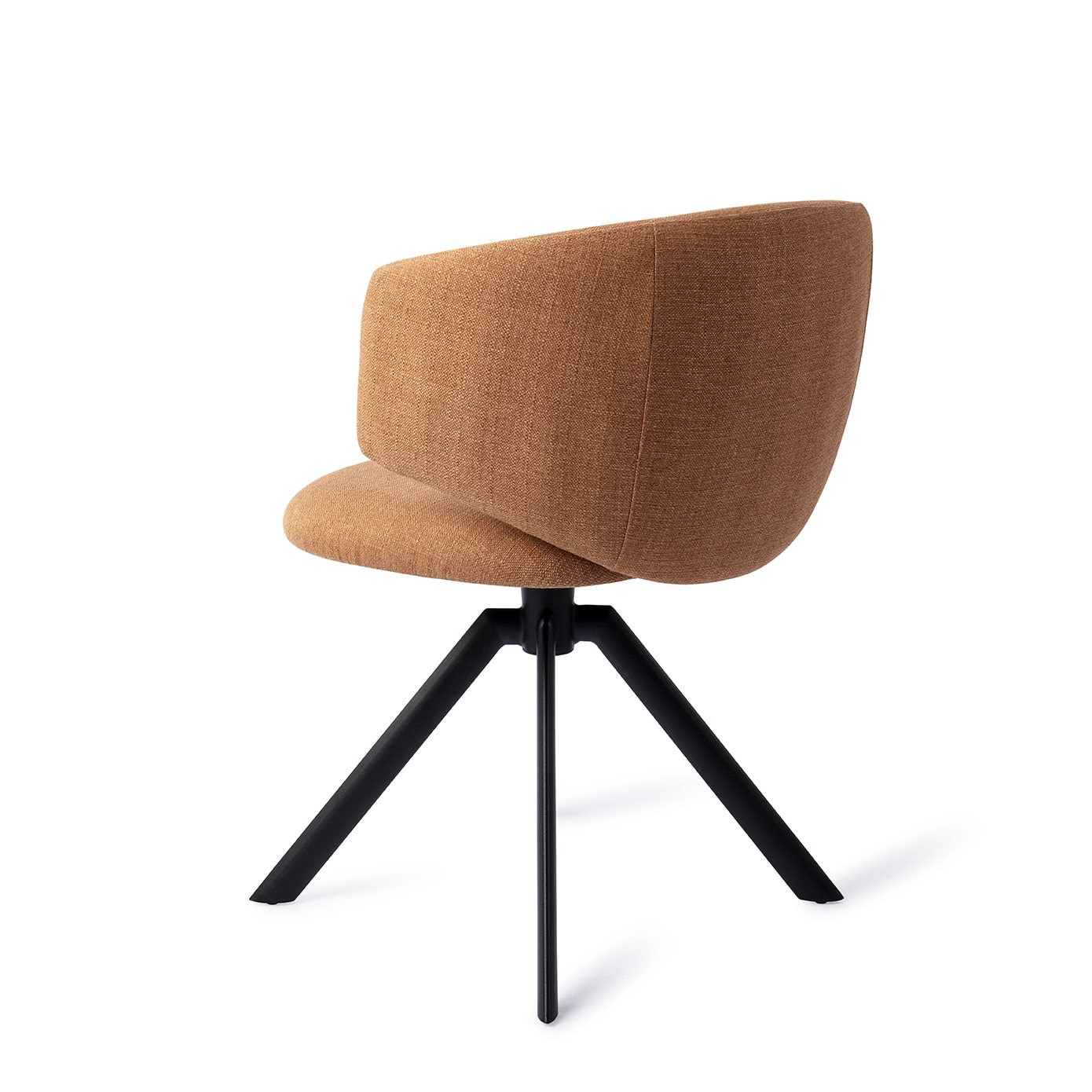 Jesper Home Draaibare Eetkamerstoel 'Misato' kleur Cinnamon Spice