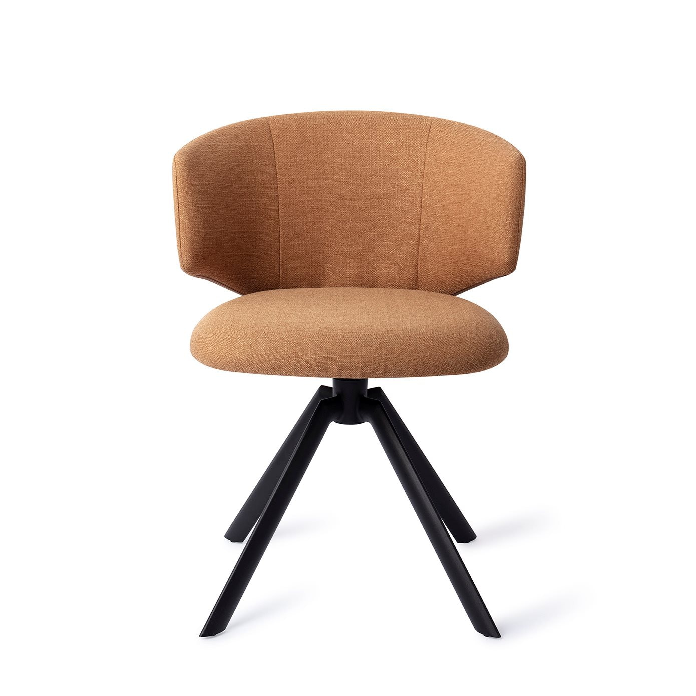 Jesper Home Draaibare Eetkamerstoel 'Misato' kleur Cinnamon Spice