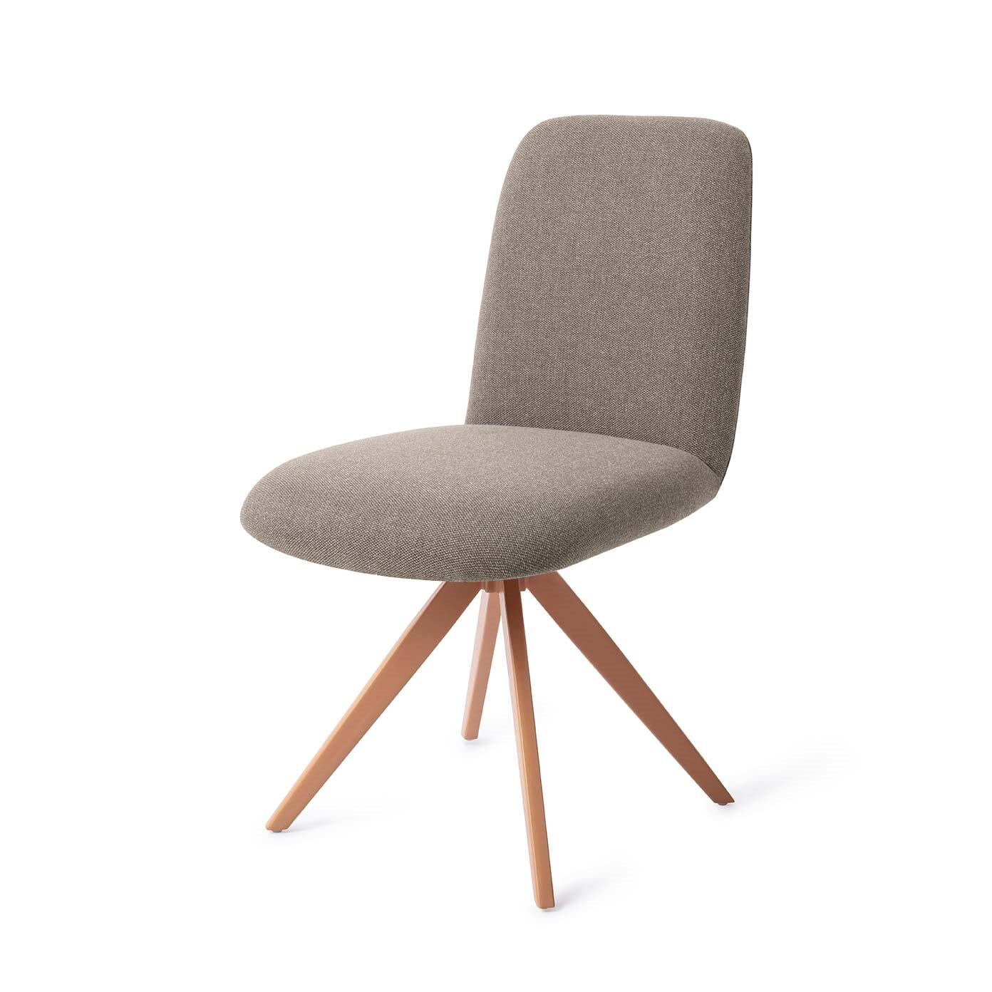 Jesper Home Eetkamerstoel 'Taiwa' Draaibaar, Turn Peach, kleur Foggy Fusion