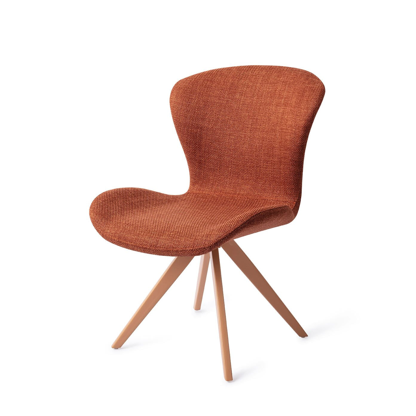 Jesper Home Eetkamerstoel 'Moji' Draaibaar, Turn Peach, kleur Happy Hazel