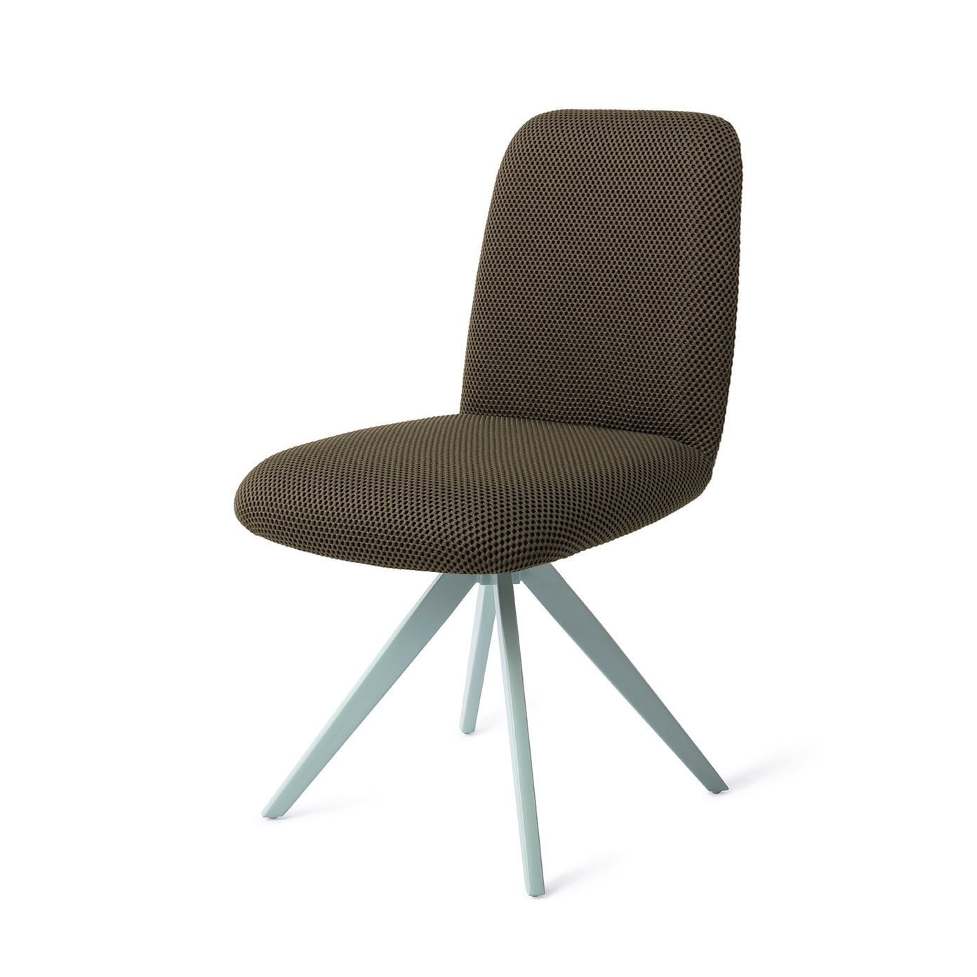 Jesper Home Eetkamerstoel 'Taiwa' Draaibaar, Turn Mint, kleur Jungle Jewel