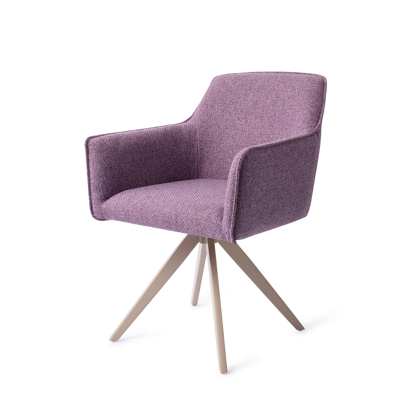 Jesper Home Draaibare Eetkamerstoel Hofu Turn Beige - Violet Daisy