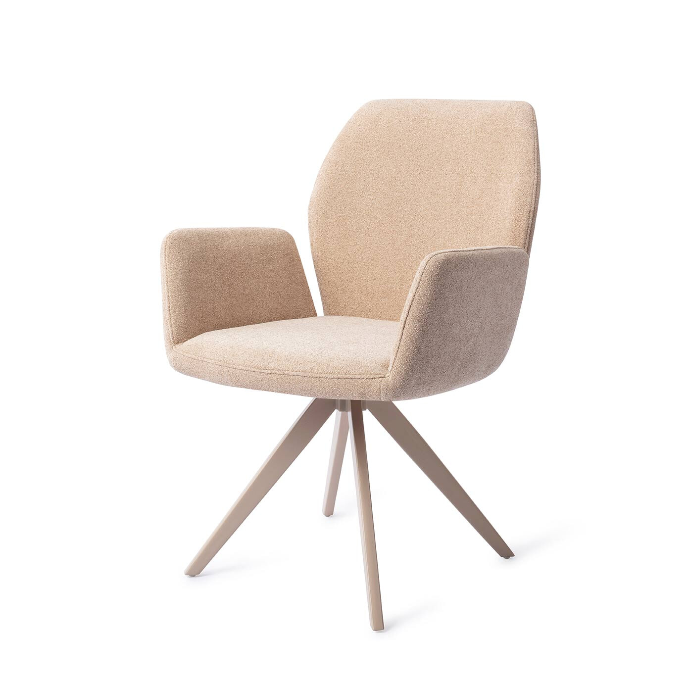Jesper Home Draaibare Eetkamerstoel Misaki Turn Beige - Funky Fudge