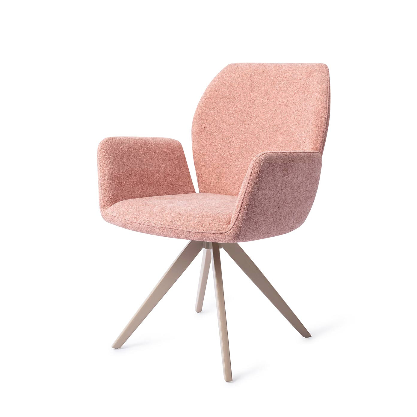 Jesper Home Draaibare Eetkamerstoel Misaki Turn Beige - Anemone