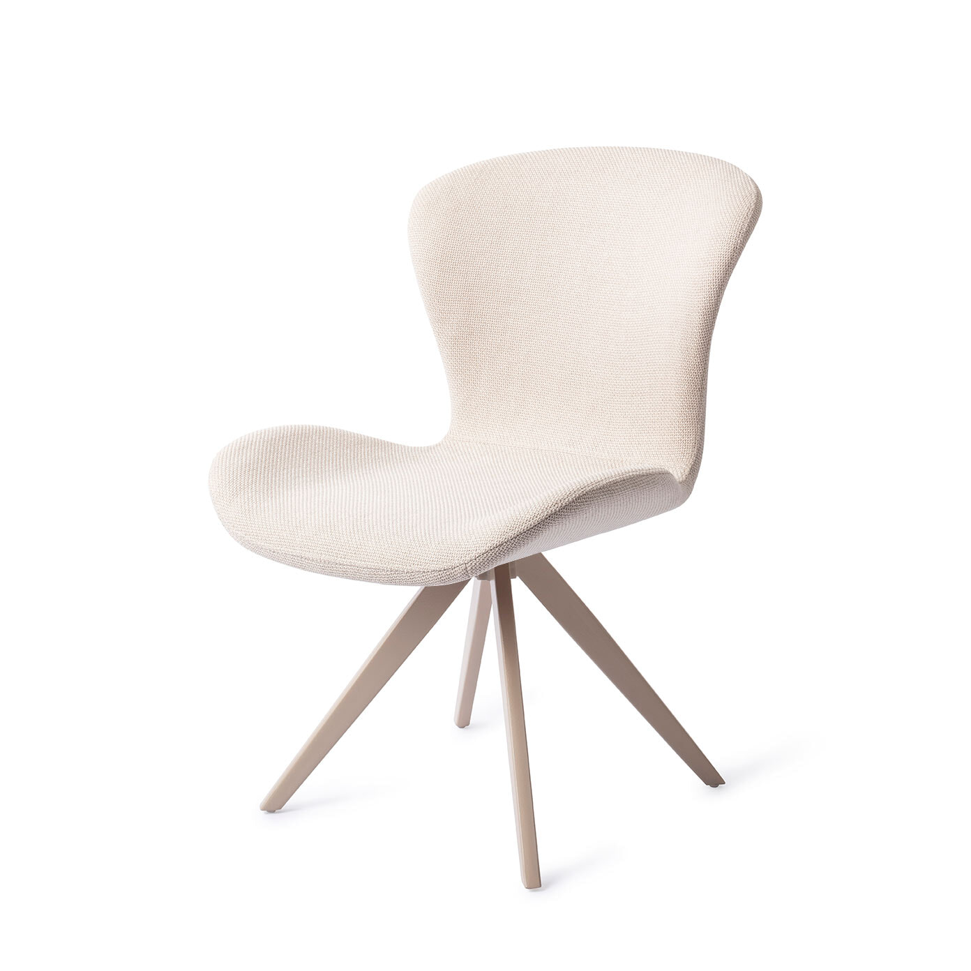Jesper Home Draaibare Eetkamerstoel Moji Turn Beige - Coconuts