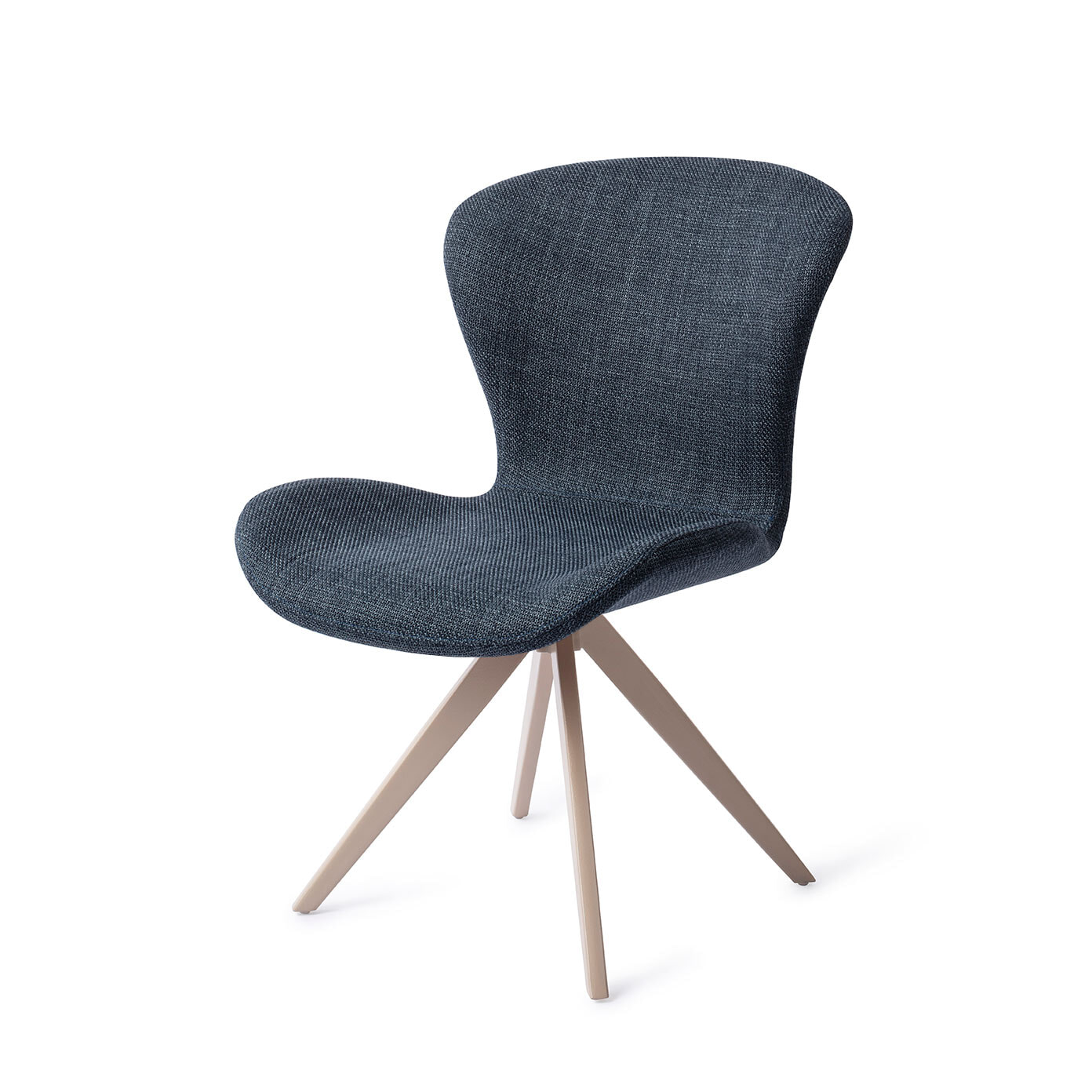 Jesper Home Draaibare Eetkamerstoel Moji Turn Beige - Mystic Marine