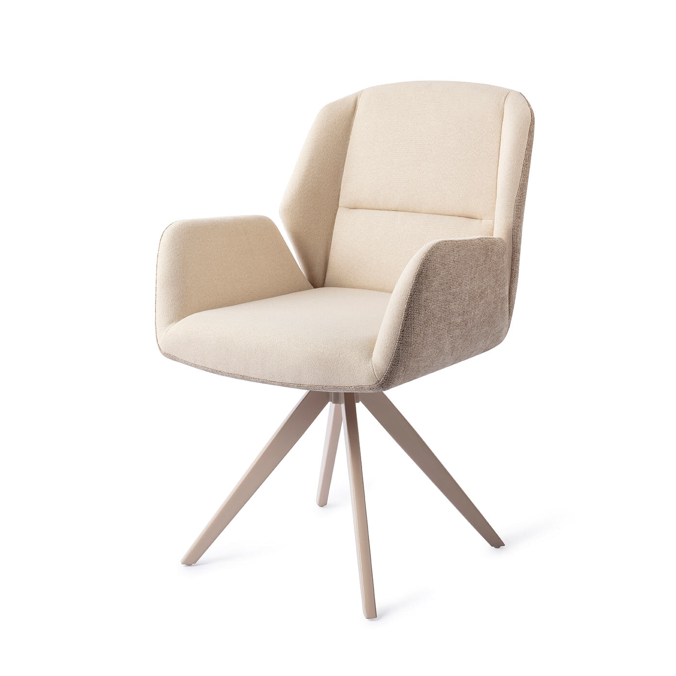 Jesper Home Draaibare Eetkamerstoel Myoko Turn Beige - Sandy Hill