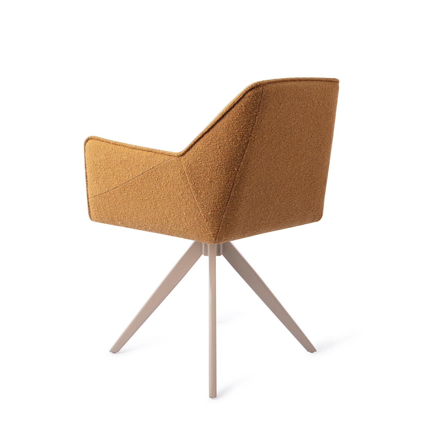 Jesper Home Draaibare Eetkamerstoel 'Tome' Turn Beige, kleur Masai Giraffe
