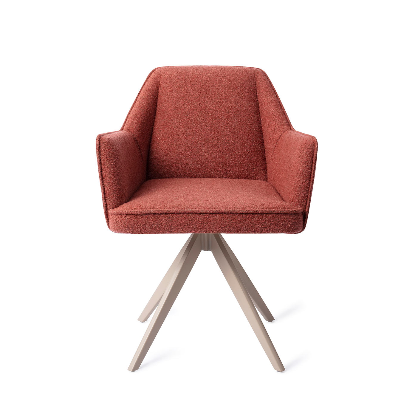 Jesper Home Draaibare Eetkamerstoel 'Tome' Turn Beige, kleur Shabby Saffron