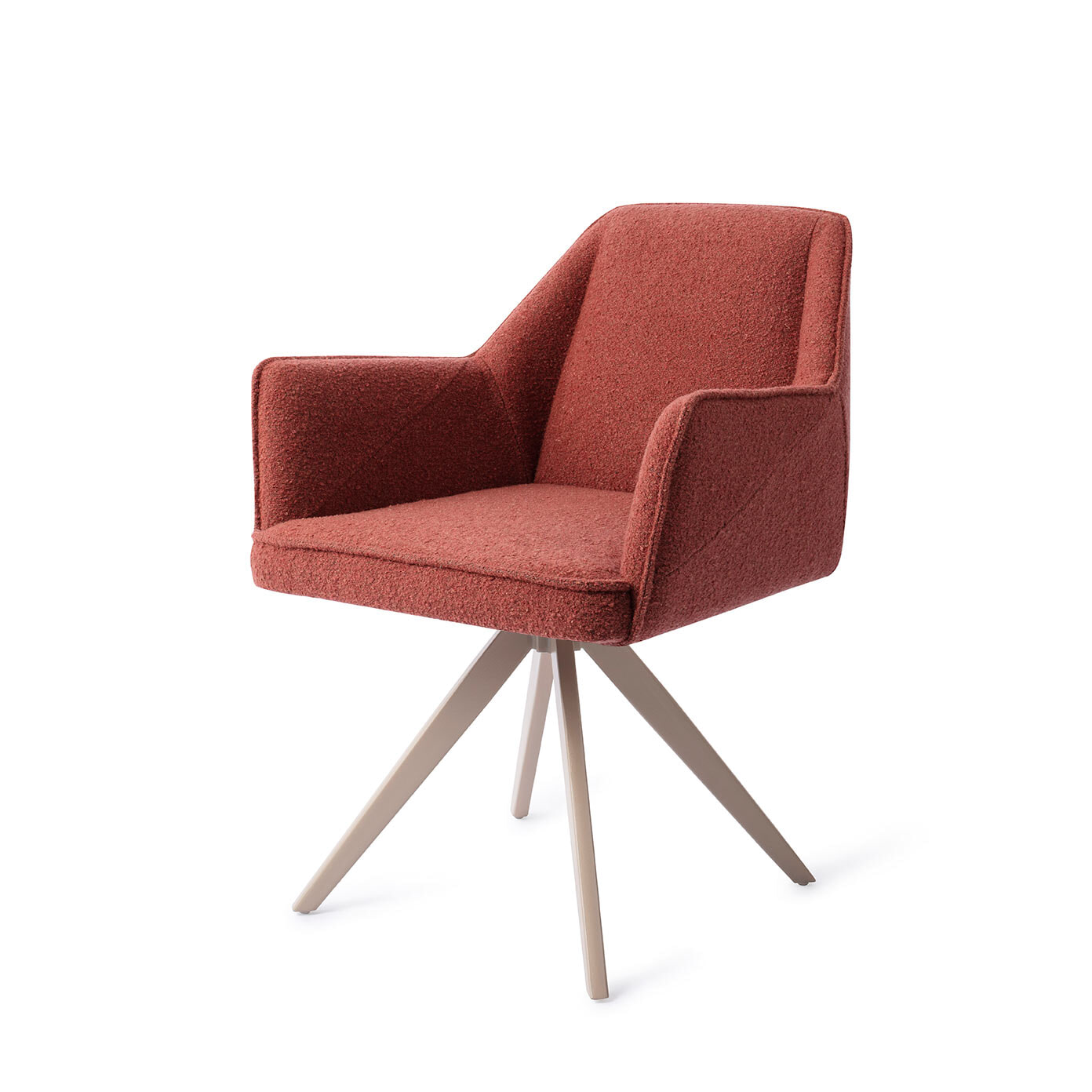 Jesper Home Draaibare Eetkamerstoel Tome Turn Beige - Shabby Saffron