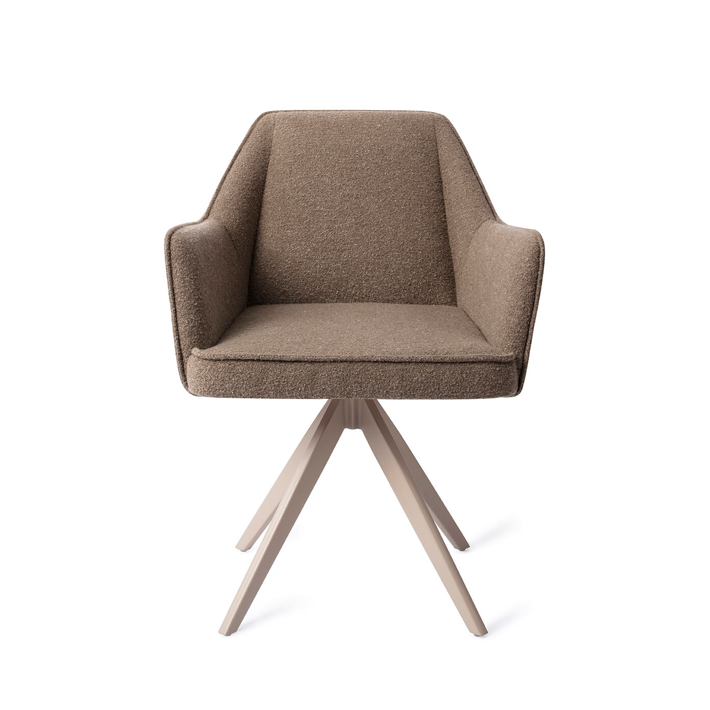 Jesper Home Draaibare Eetkamerstoel 'Tome' Turn Beige, kleur Idaho Potato