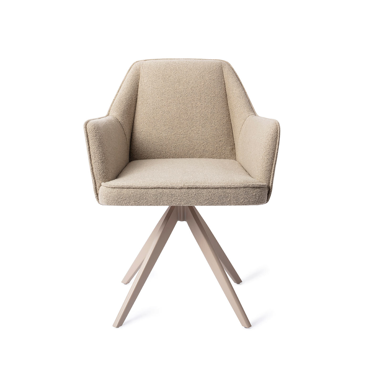 Jesper Home Draaibare Eetkamerstoel 'Tome' Turn Beige, kleur Great Greige