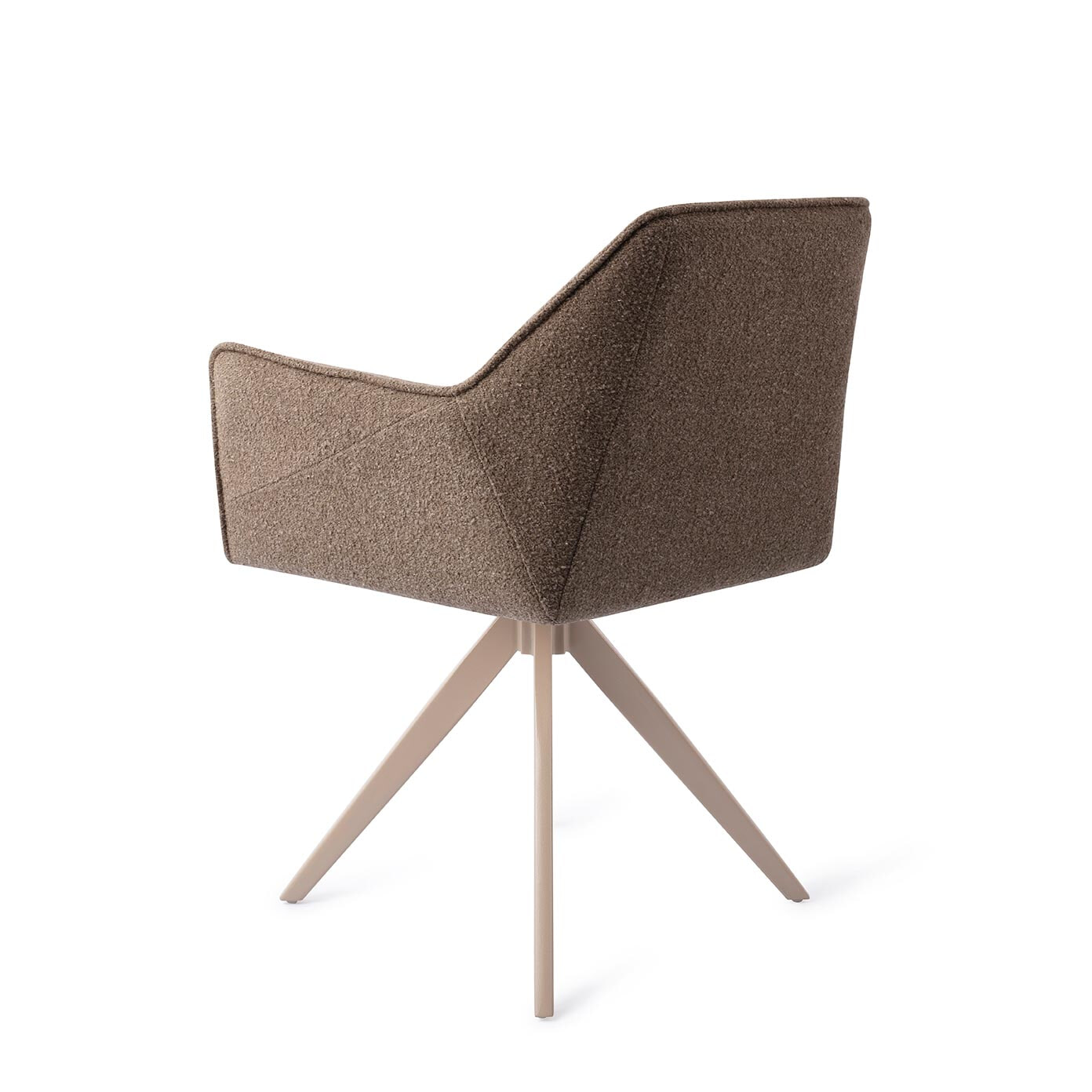 Jesper Home Draaibare Eetkamerstoel 'Tome' Turn Beige, kleur Idaho Potato