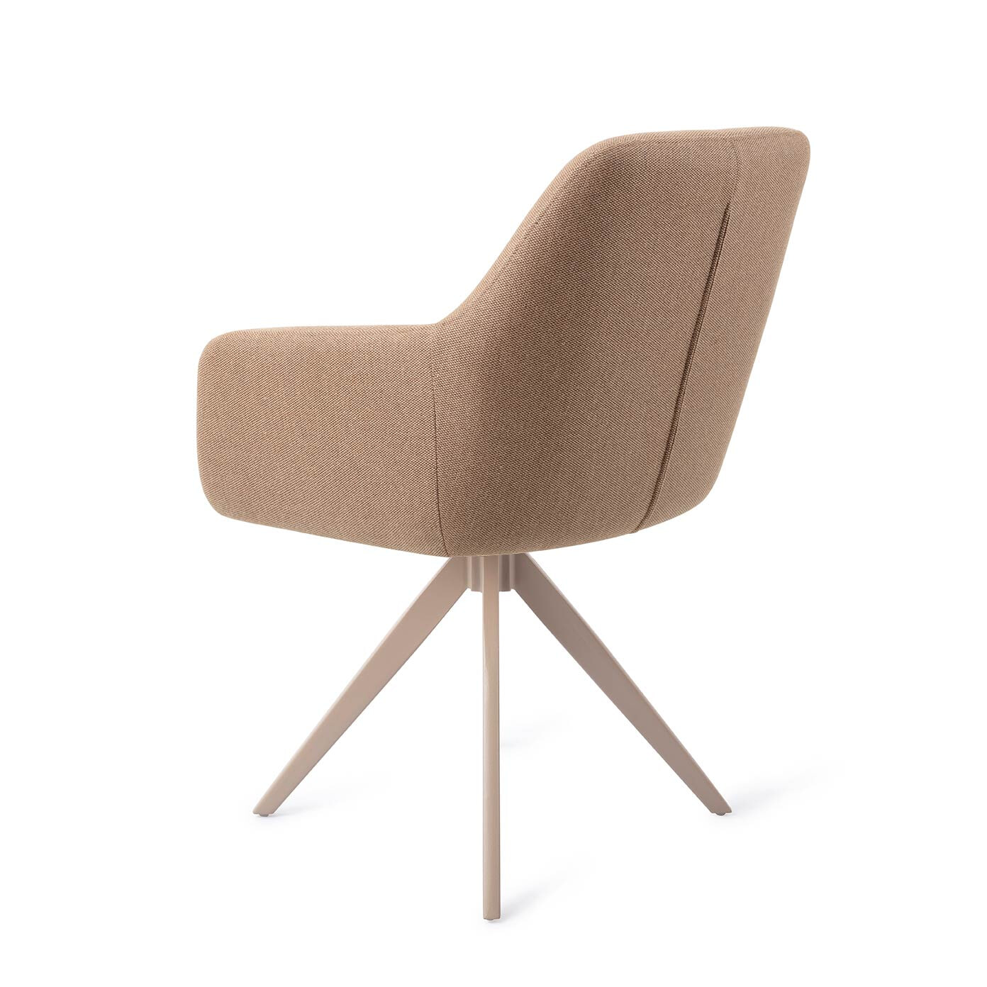 Jesper Home Draaibare Eetkamerstoel 'Hiroo' Turn Beige, kleur Whisper Wheat