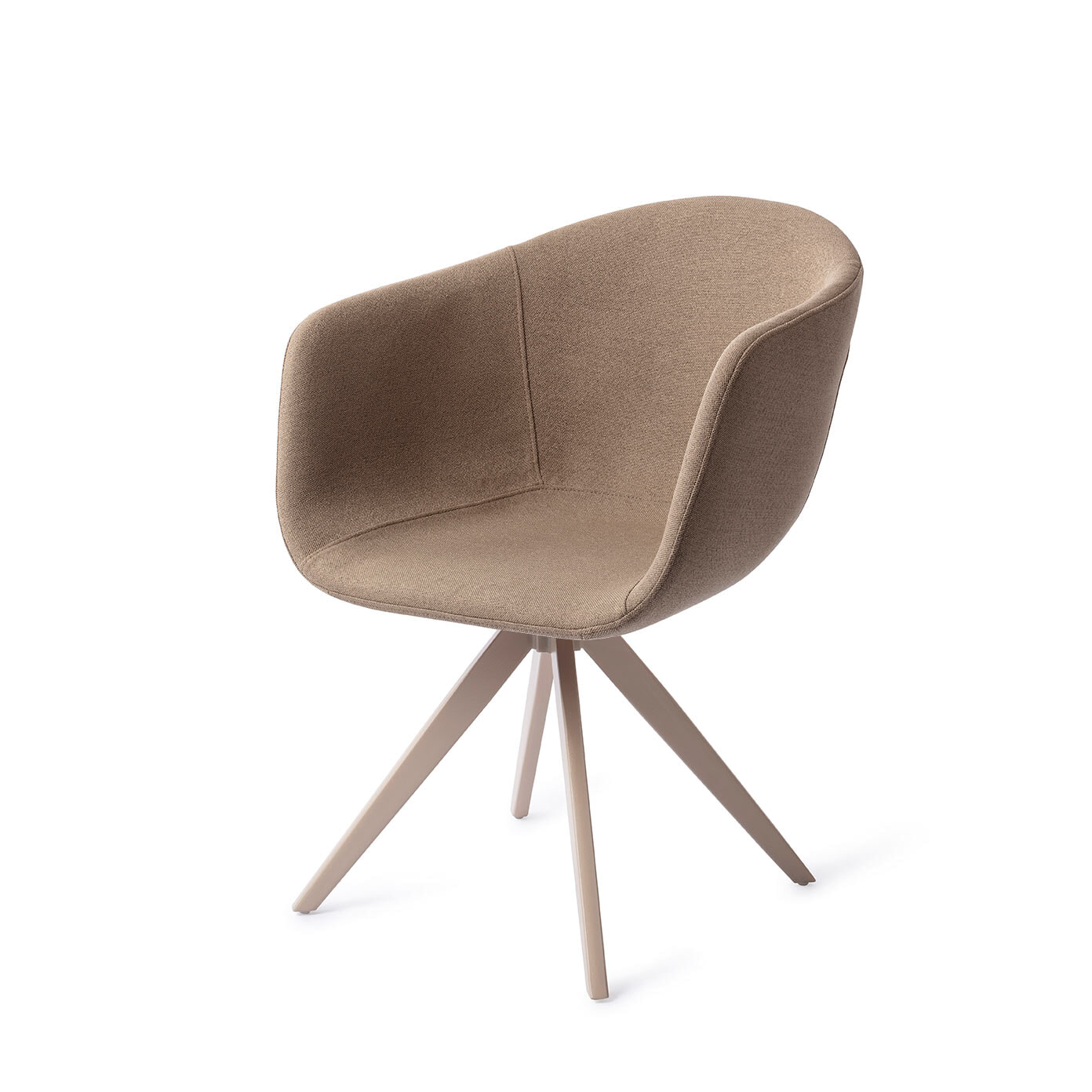 Jesper Home Draaibare Eetkamerstoel Yuni Turn Beige - Mochachacha
