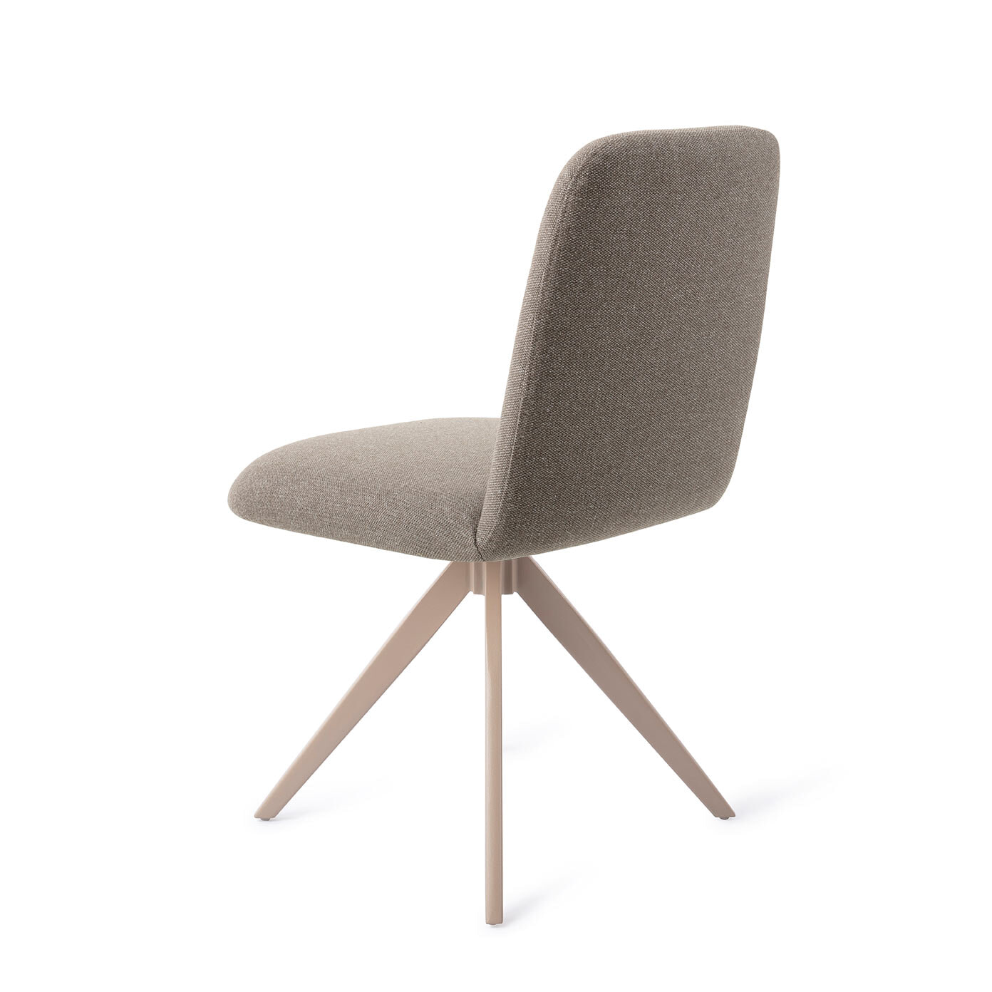 Jesper Home Draaibare Eetkamerstoel 'Taiwa' Turn Beige, kleur Foggy Fusion