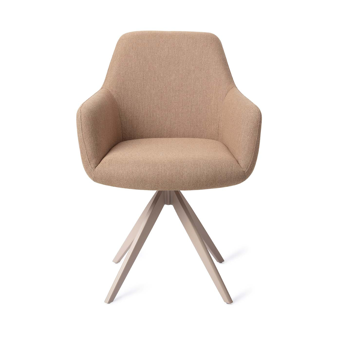 Jesper Home Draaibare Eetkamerstoel 'Hiroo' Turn Beige, kleur Whisper Wheat