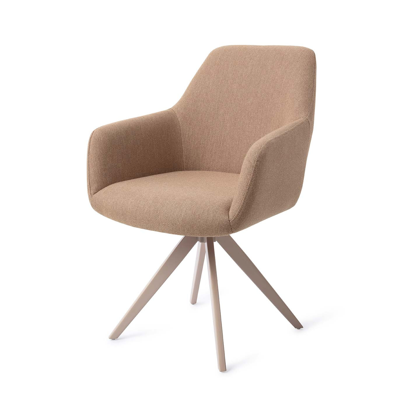 Jesper Home Draaibare Eetkamerstoel Hiroo Turn Beige - Whisper Wheat