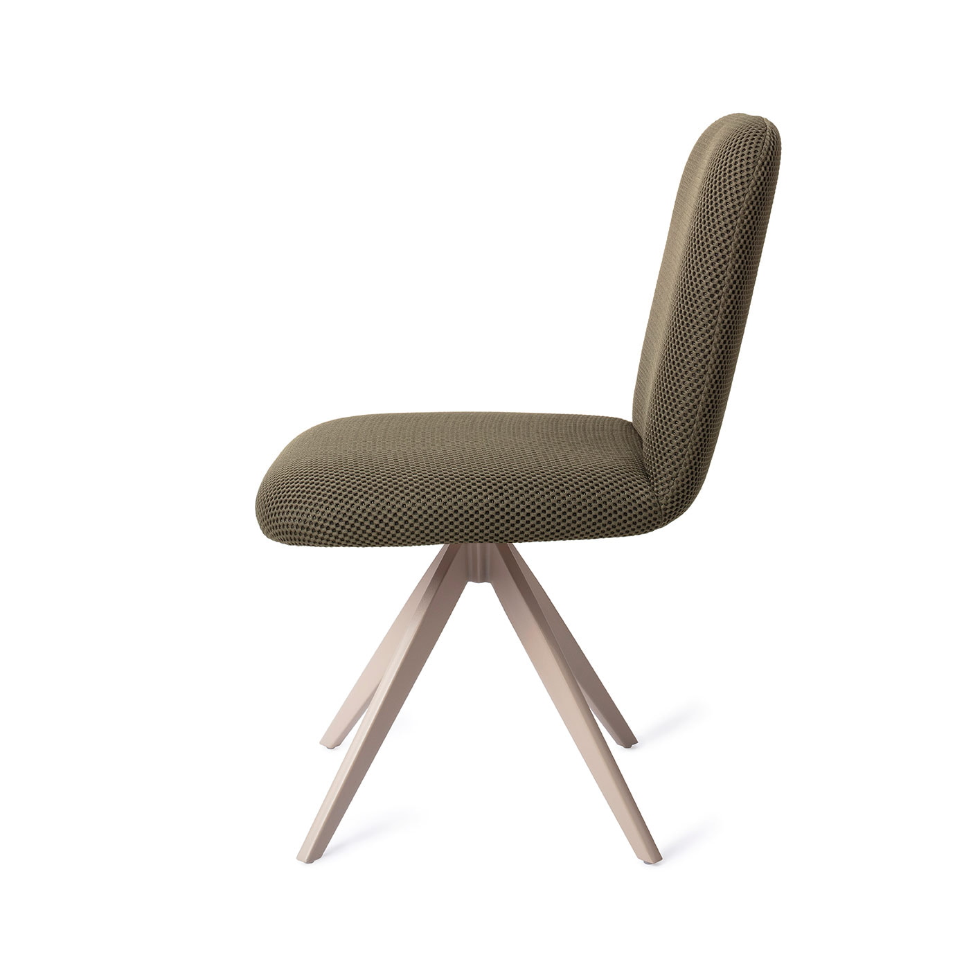 Jesper Home Draaibare Eetkamerstoel 'Taiwa' Turn Beige, kleur Jungle Jewel