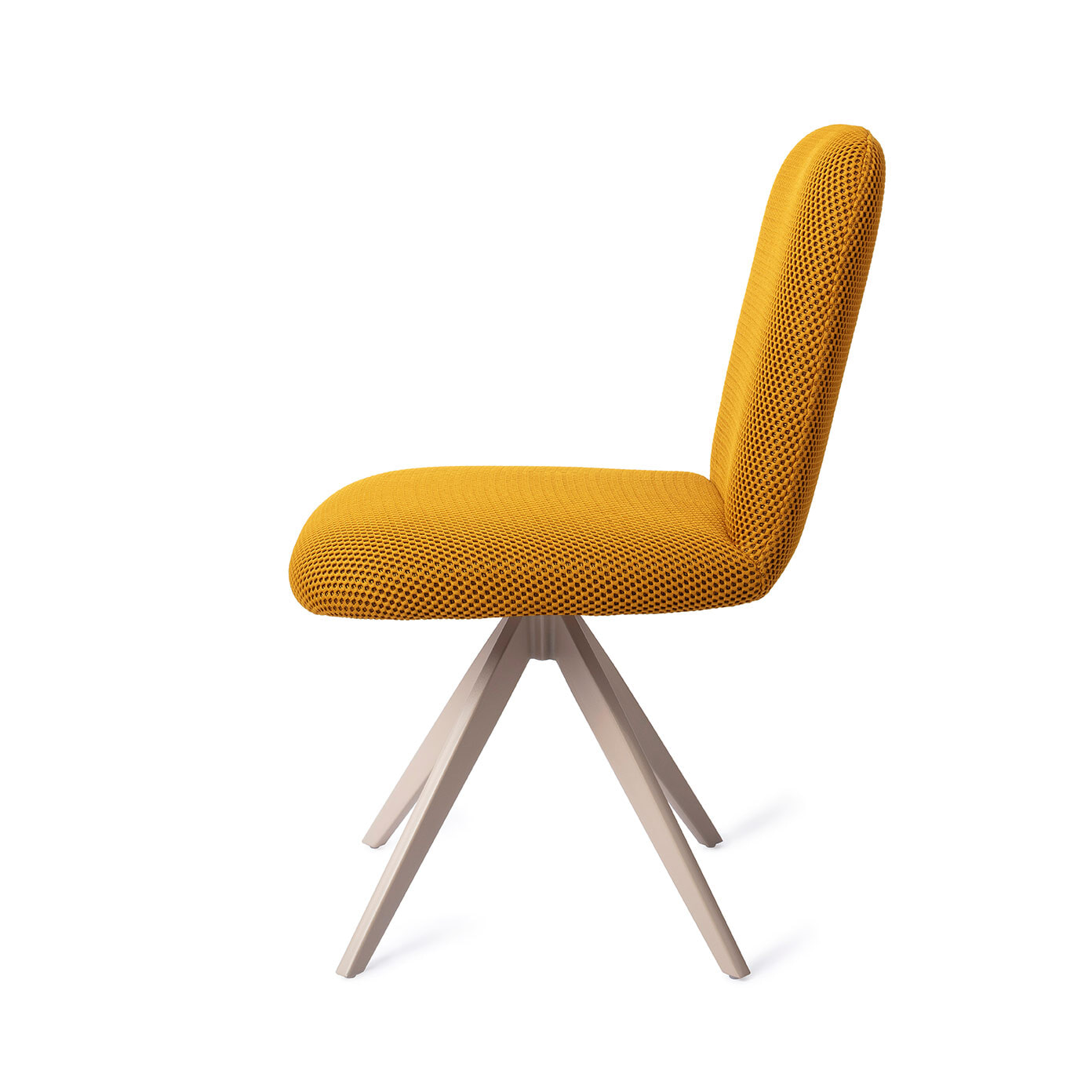 Jesper Home Draaibare Eetkamerstoel 'Taiwa' Turn Beige, kleur Groovy Garam