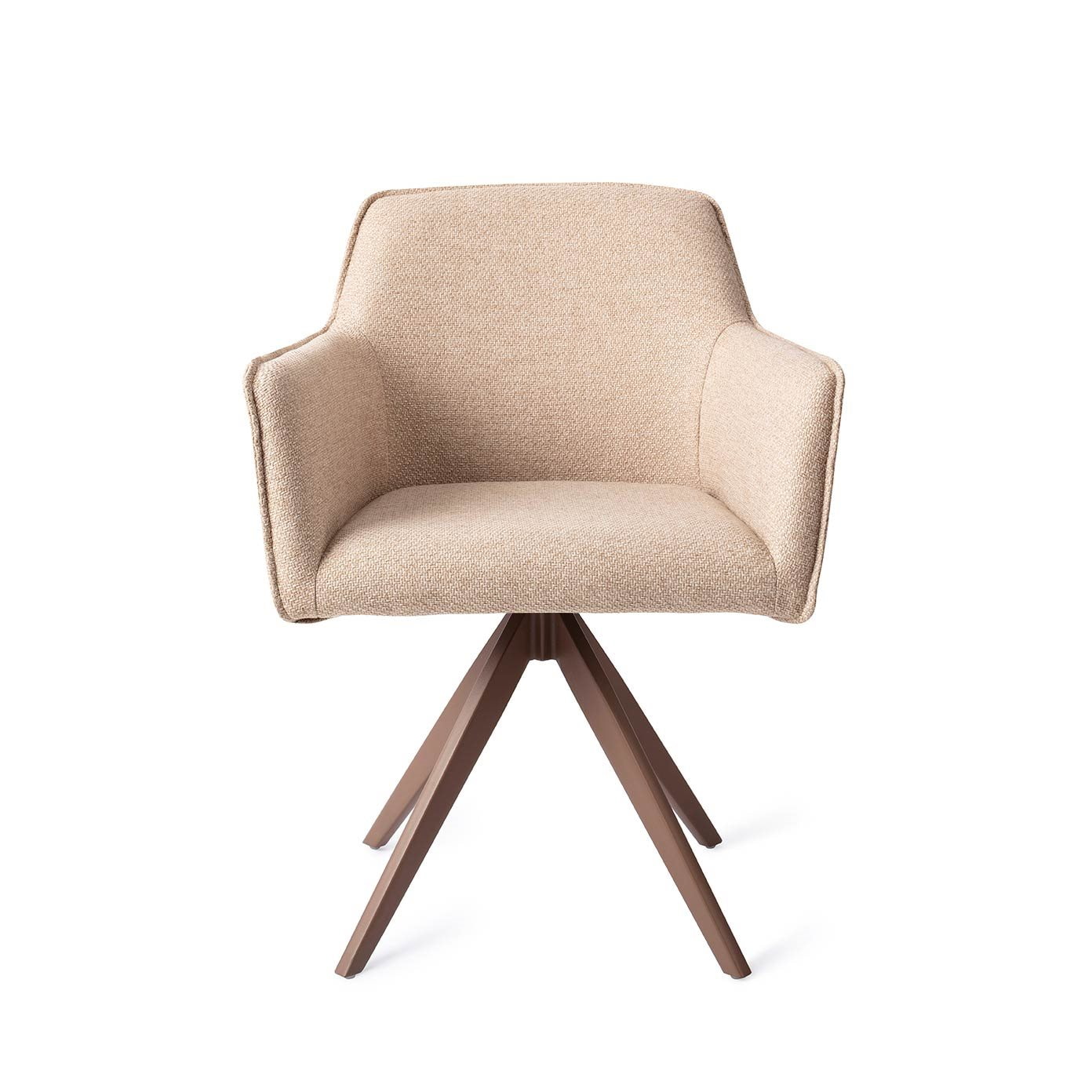 Jesper Home Eetkamerstoel 'Hofu' Draaibaar, Turn Brown, kleur Wild Walnut