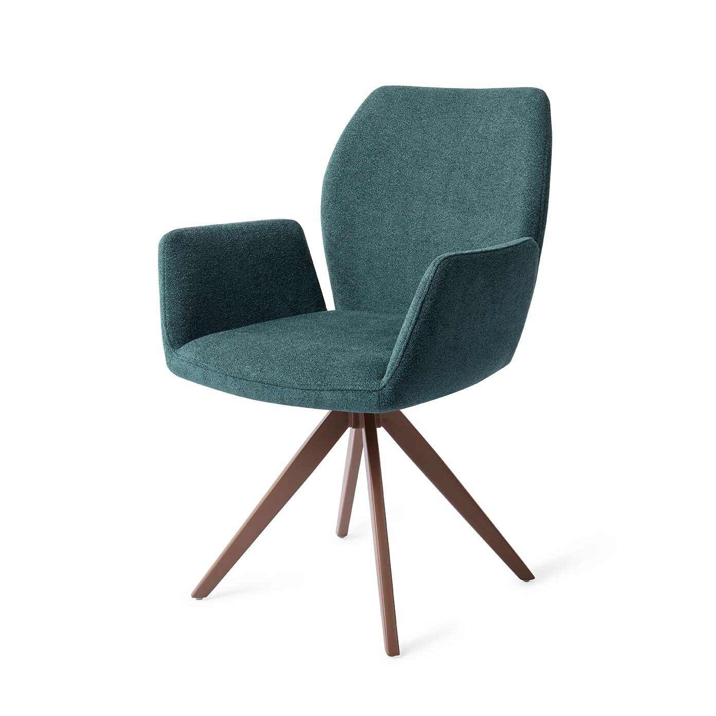 Jesper Home Draaibare Eetkamerstoel Misaki Turn Brown - Merry Mermaid