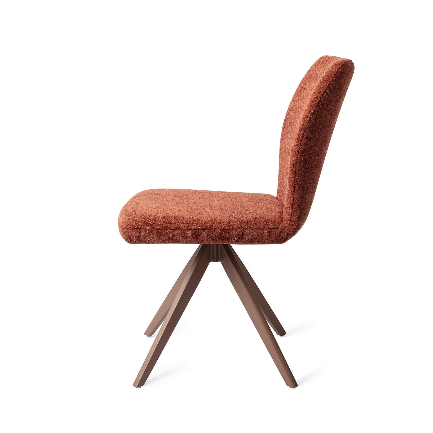 Jesper Home Draaibare Eetkamerstoel 'Ikata' Turn Brown, kleur Cosy Copper