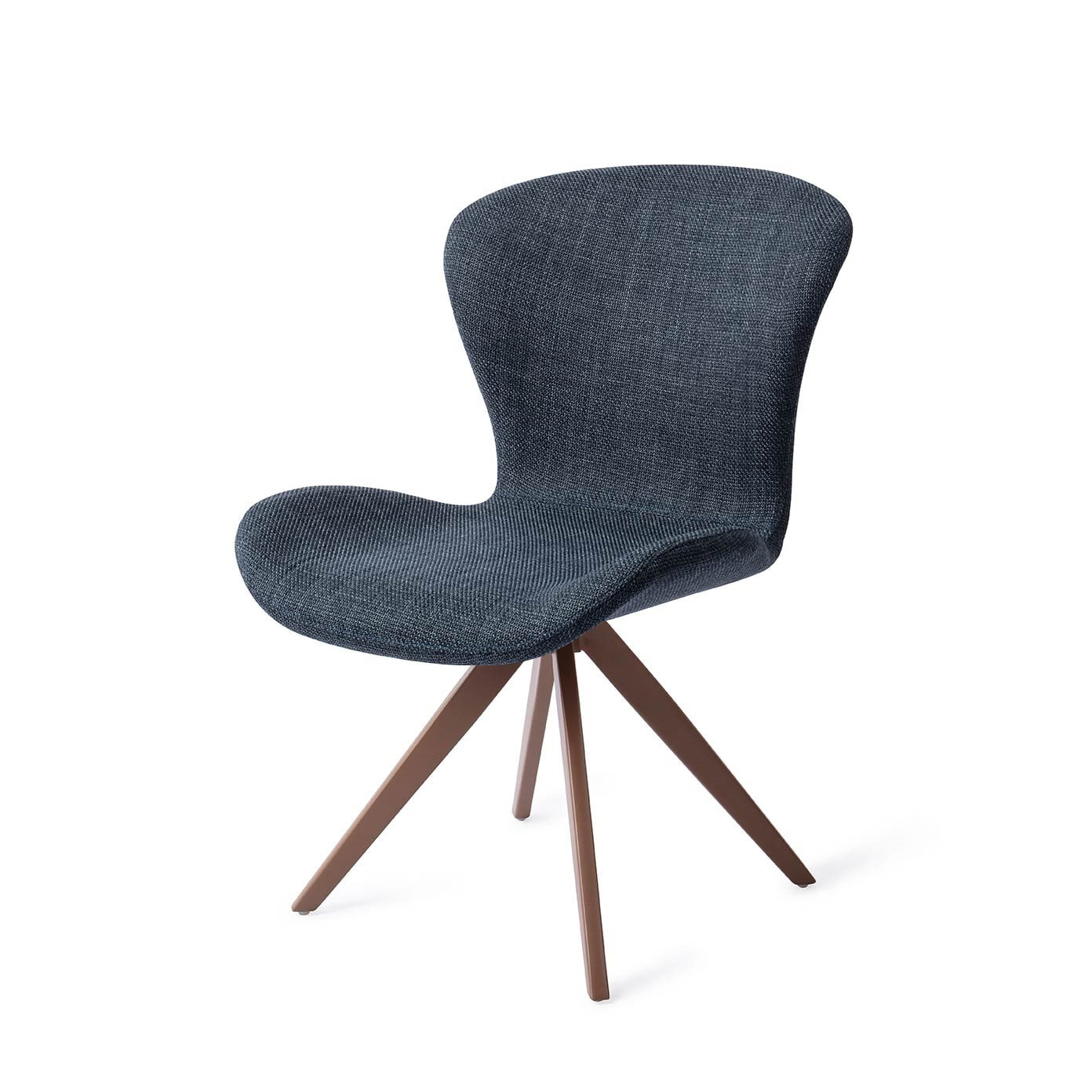 Jesper Home Draaibare Eetkamerstoel Moji Turn Brown - Mystic Marine