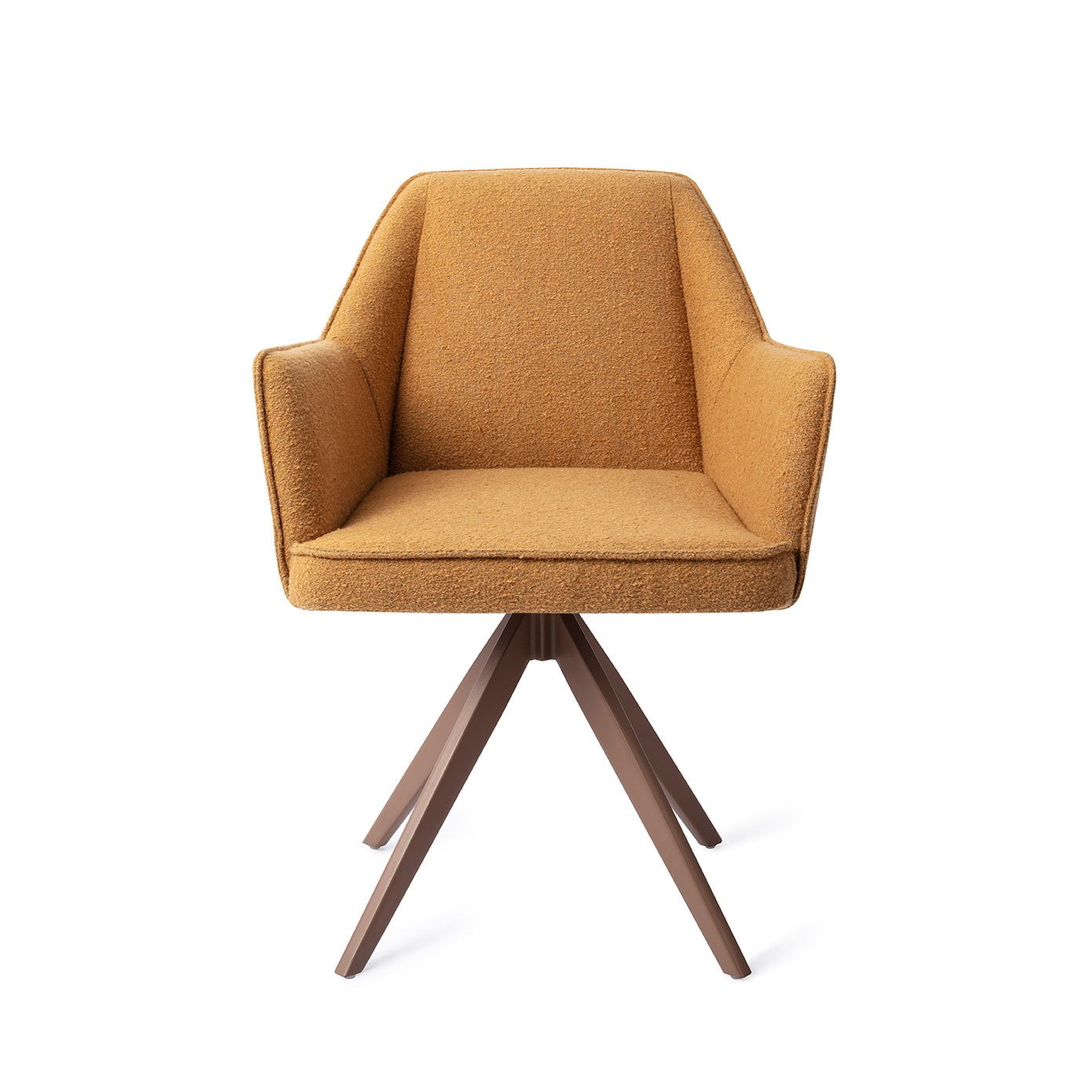 Jesper Home Draaibare Eetkamerstoel 'Tome' Turn Brown, kleur Masai Giraffe