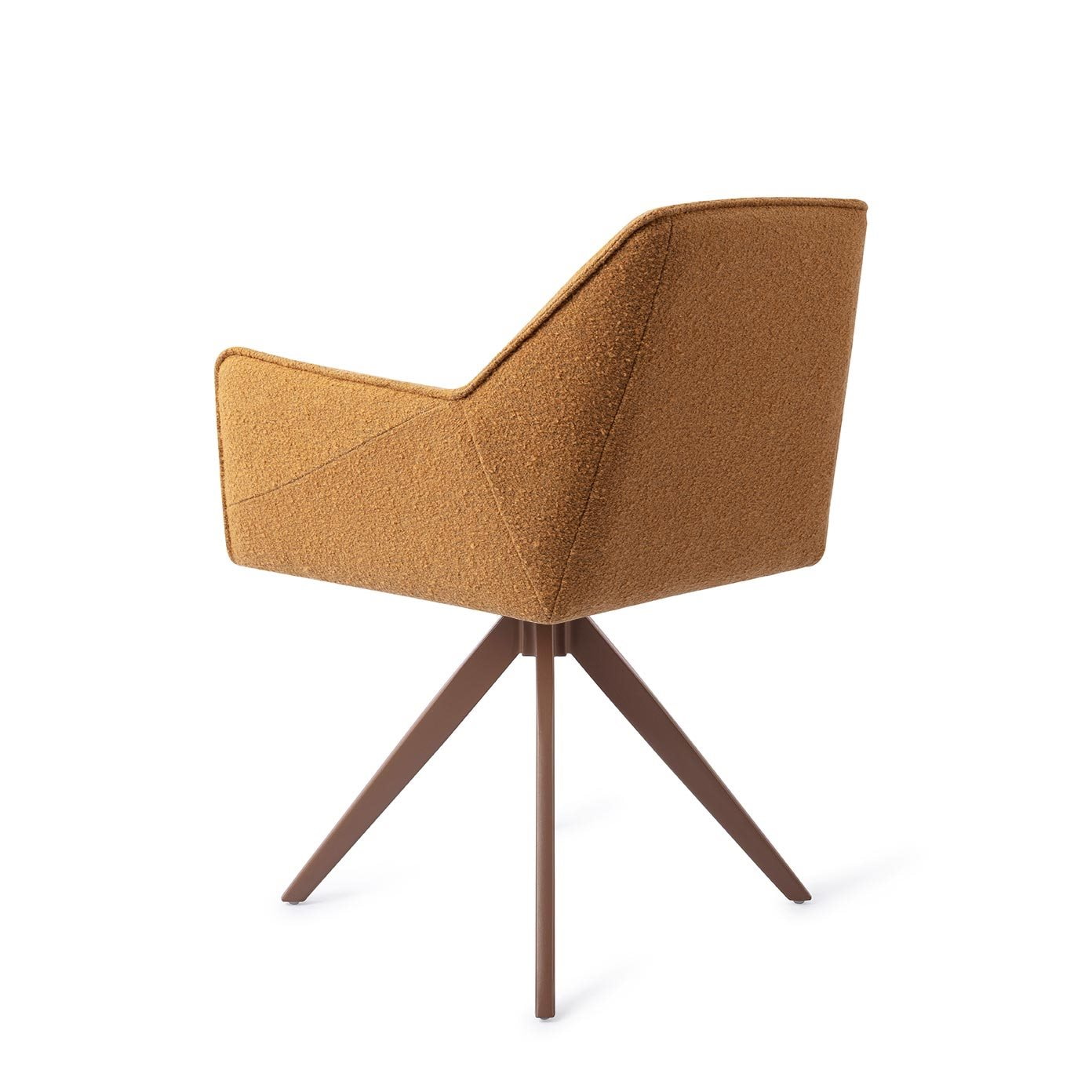 Jesper Home Draaibare Eetkamerstoel 'Tome' Turn Brown, kleur Masai Giraffe