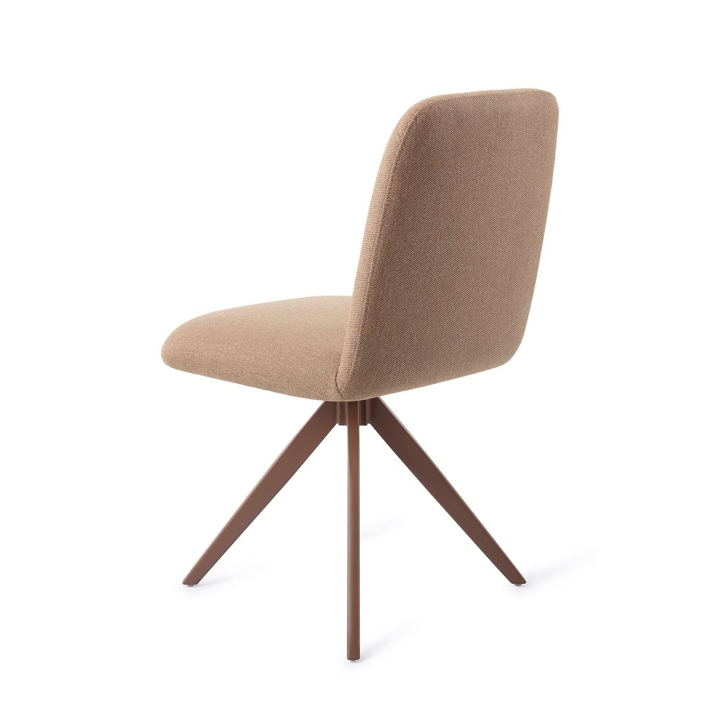 Jesper Home Draaibare Eetkamerstoel 'Taiwa' Turn Brown, kleur Whisper Wheat
