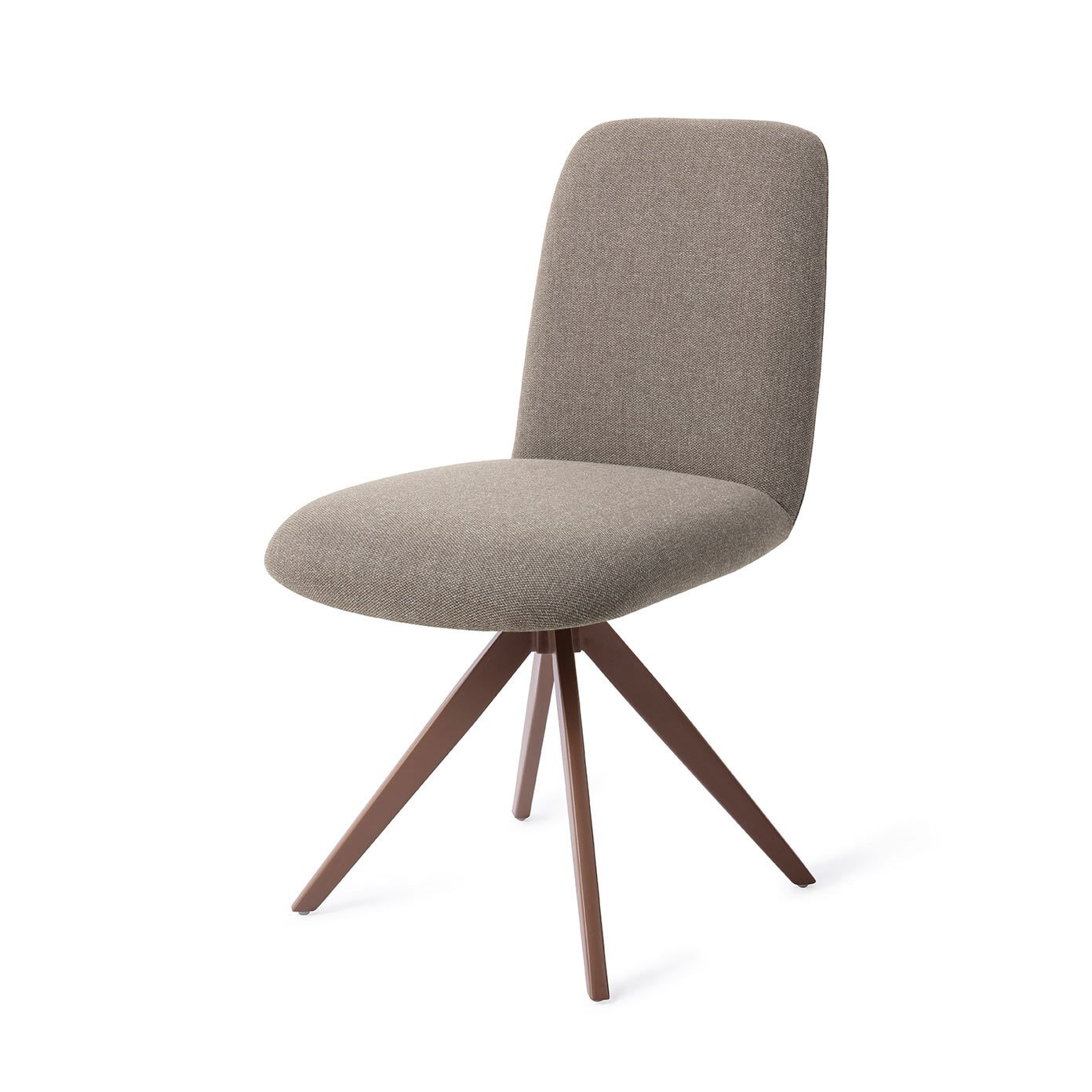 Jesper Home Draaibare Eetkamerstoel Taiwa Turn Brown - Foggy Fusion