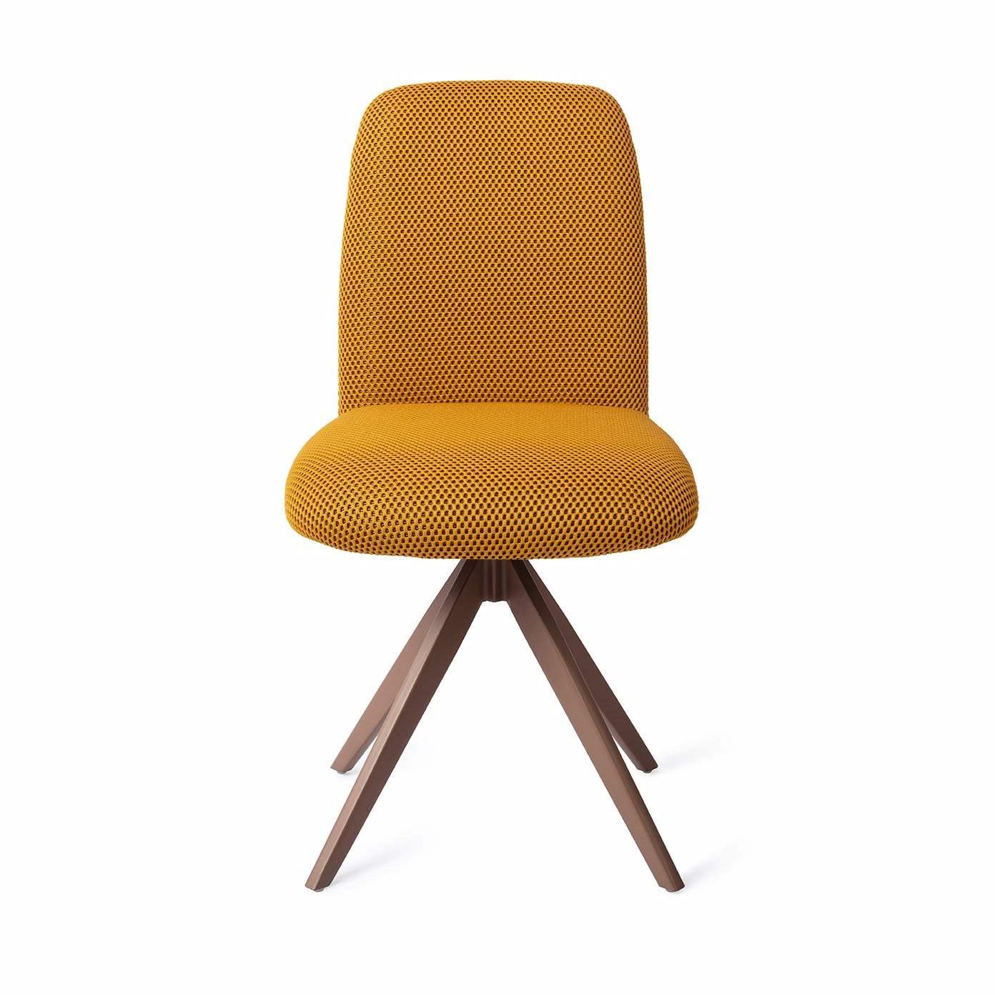 Jesper Home Draaibare Eetkamerstoel 'Taiwa' Turn Brown, kleur Groovy Garam