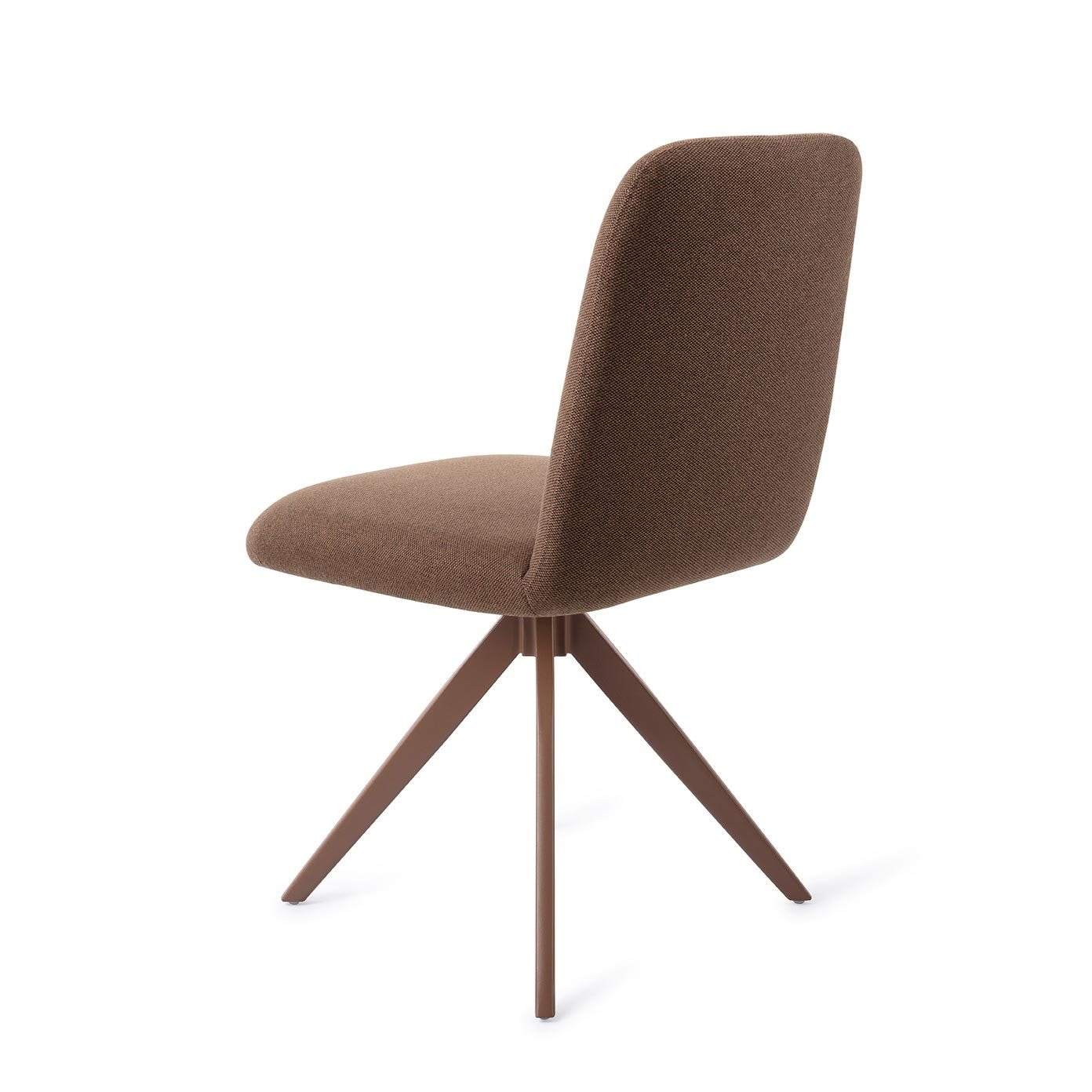Jesper Home Draaibare Eetkamerstoel 'Taiwa' Turn Brown, kleur Rustic Rye