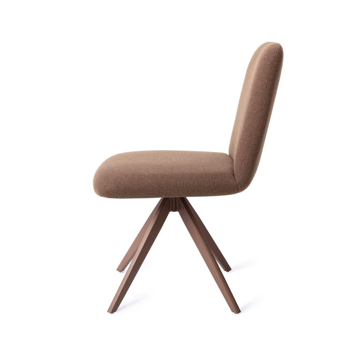 Jesper Home Draaibare Eetkamerstoel 'Taiwa' Turn Brown, kleur Rustic Rye