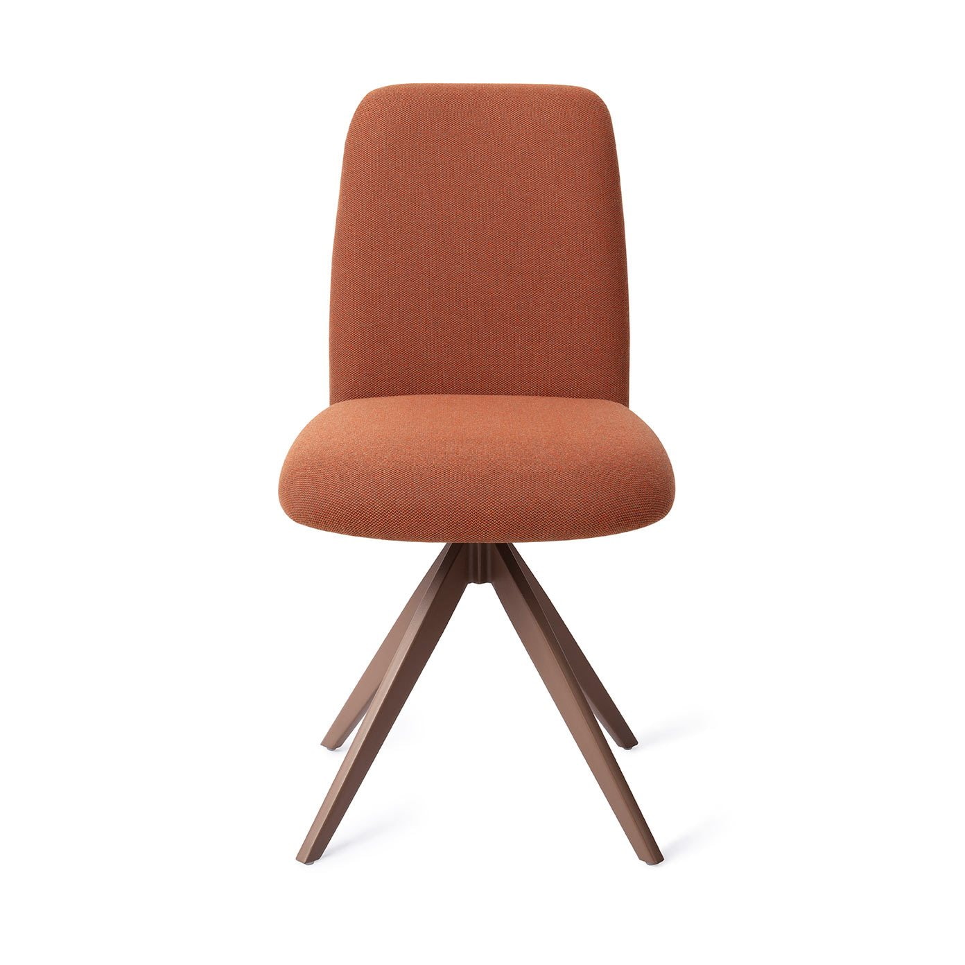 Jesper Home Draaibare Eetkamerstoel 'Taiwa' Turn Brown, kleur Hearth Harmony