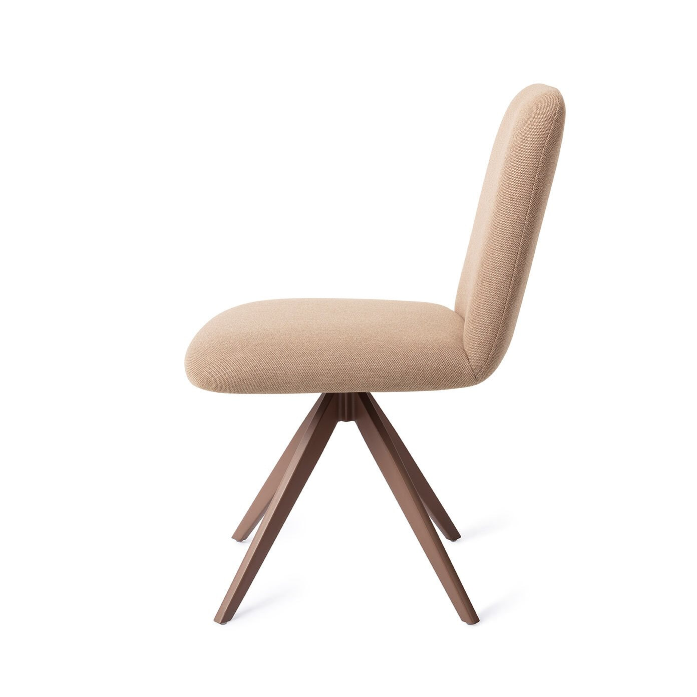 Jesper Home Draaibare Eetkamerstoel 'Taiwa' Turn Brown, kleur Whisper Wheat