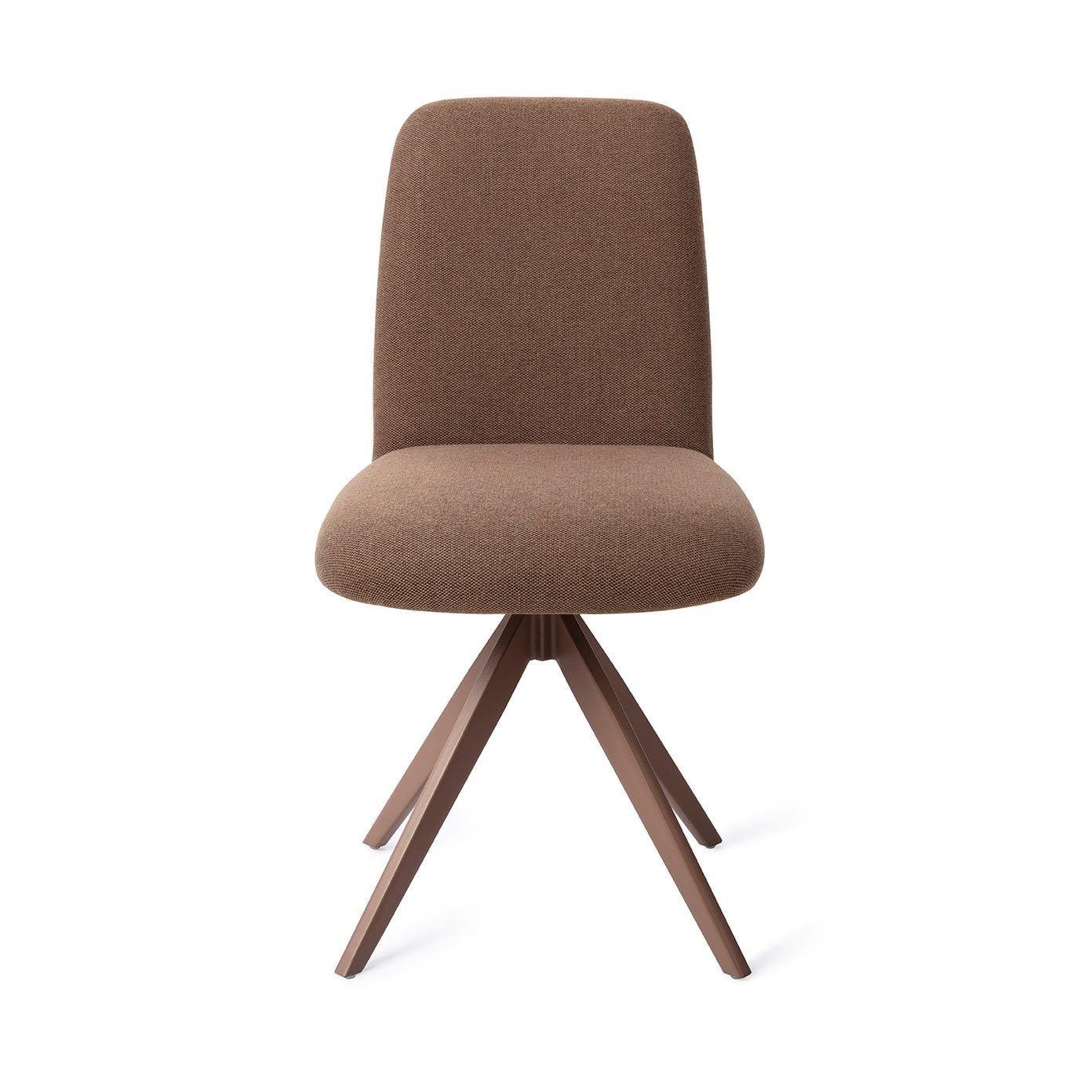 Jesper Home Draaibare Eetkamerstoel 'Taiwa' Turn Brown, kleur Rustic Rye