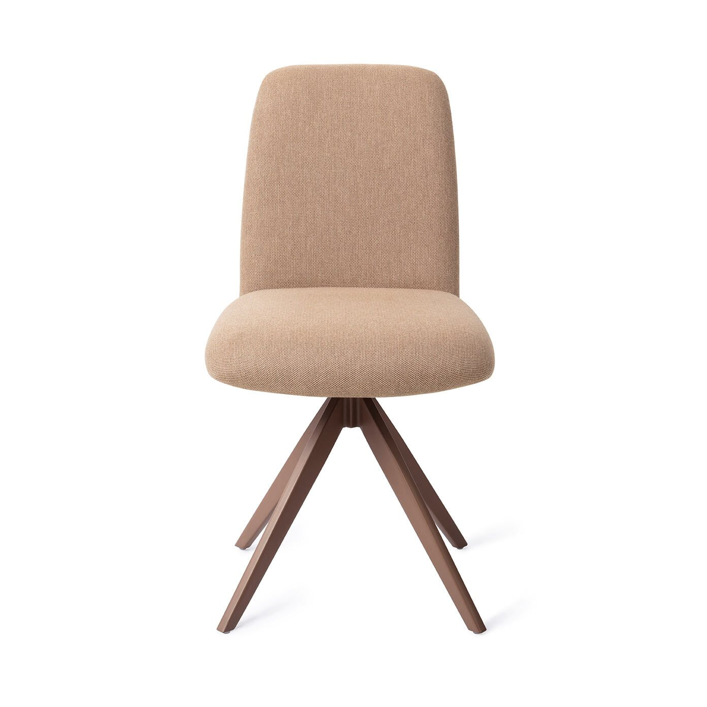 Jesper Home Draaibare Eetkamerstoel 'Taiwa' Turn Brown, kleur Whisper Wheat