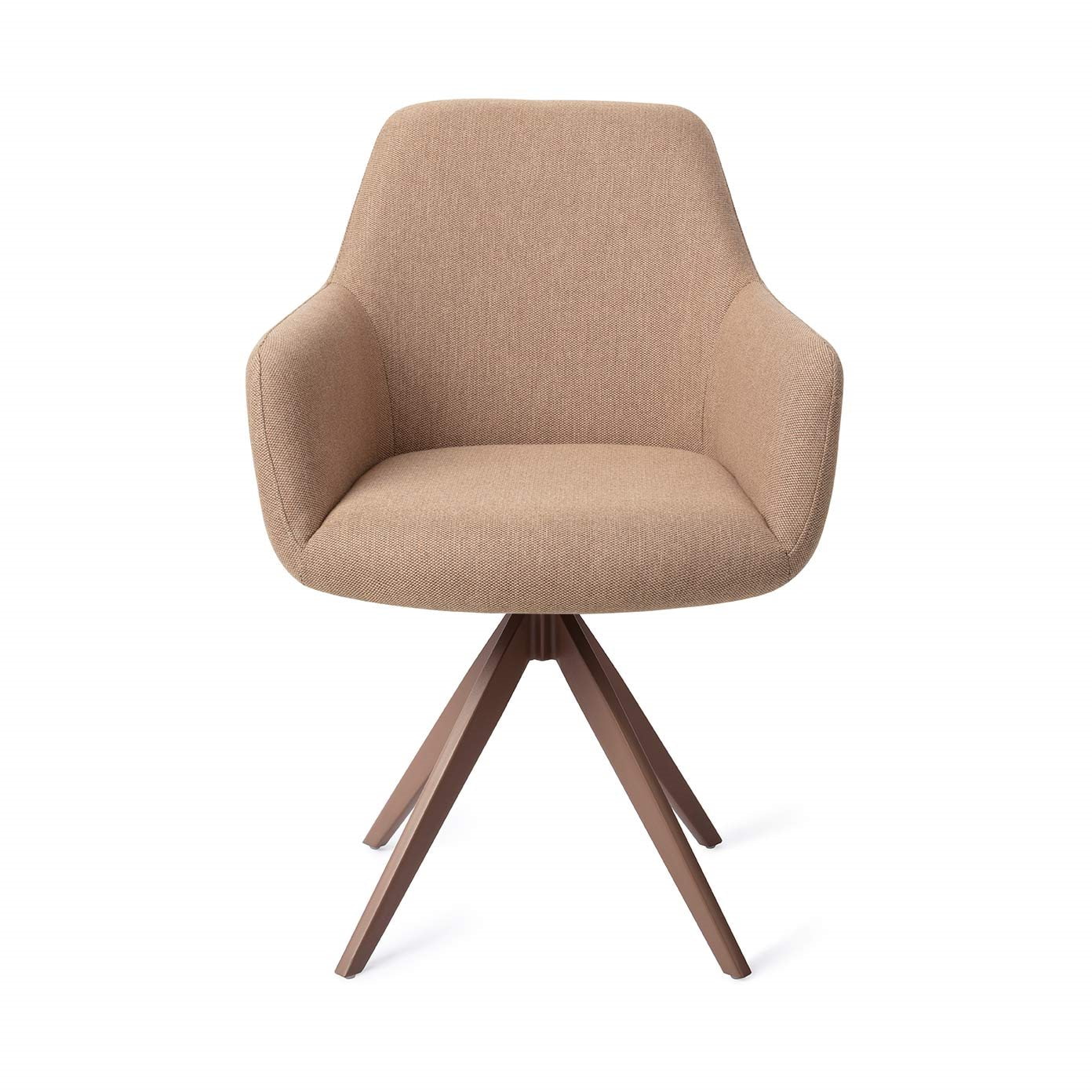 Jesper Home Draaibare Eetkamerstoel 'Hiroo' Turn Brown, kleur Whisper Wheat