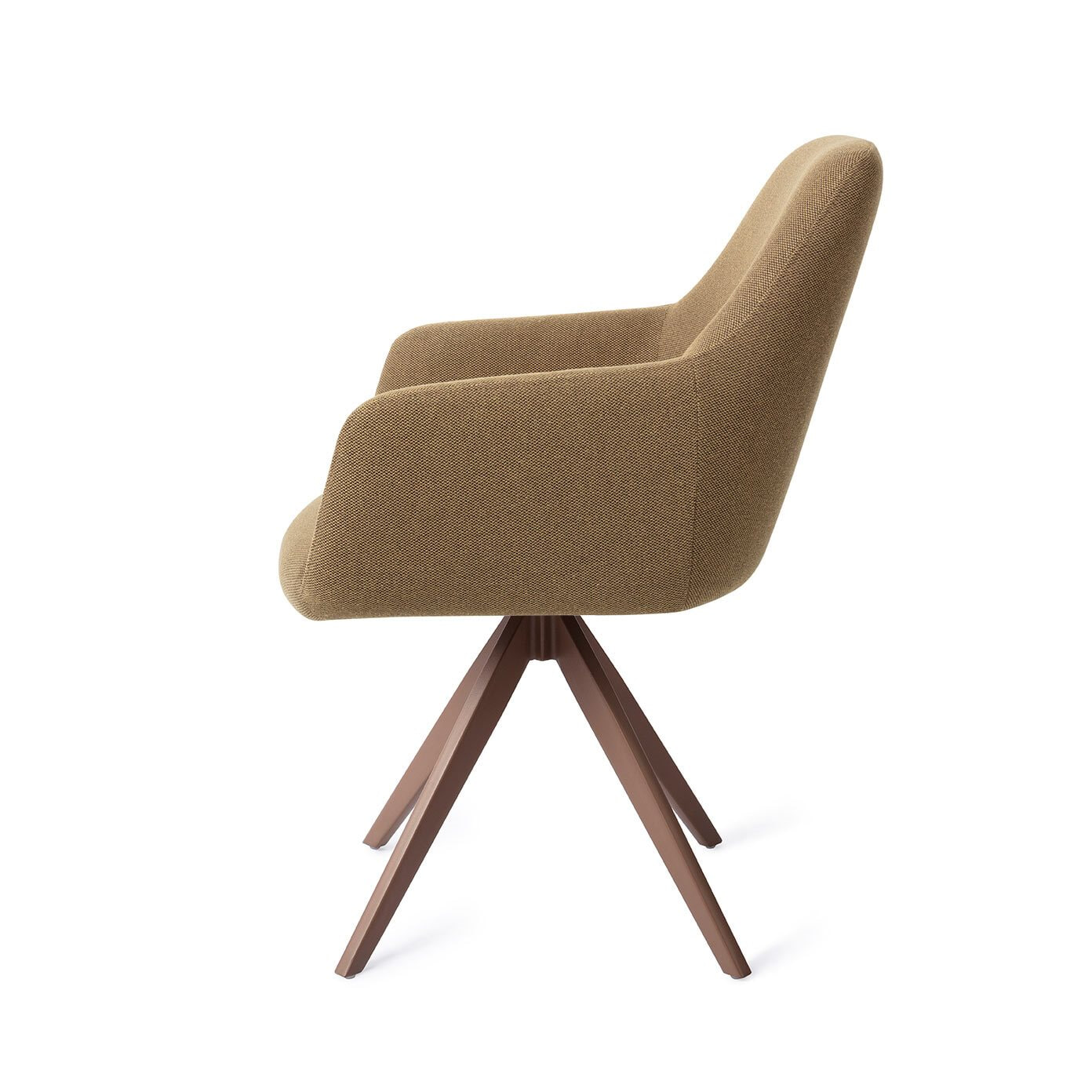 Jesper Home Draaibare Eetkamerstoel 'Hiroo' Turn Brown, kleur Willow