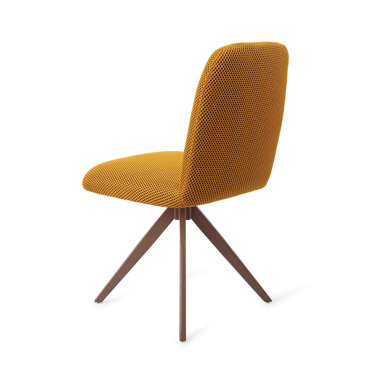 Jesper Home Draaibare Eetkamerstoel 'Taiwa' Turn Brown, kleur Groovy Garam